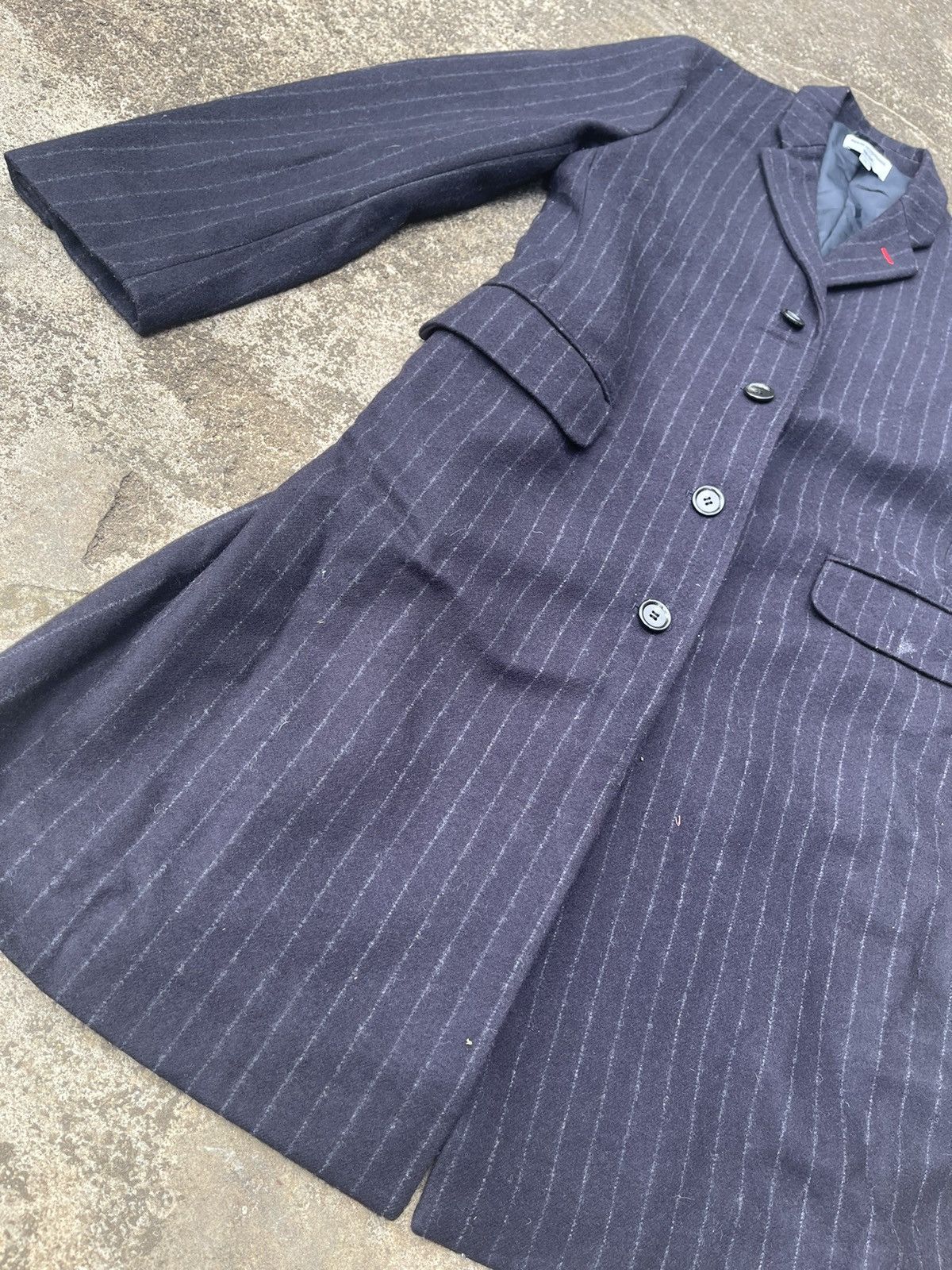 Uniqlo Ines de la Fressange x Uniqlo Pinstripe Coat - XL Size XL / US 12-14 / IT 48-50 - 3 Thumbnail