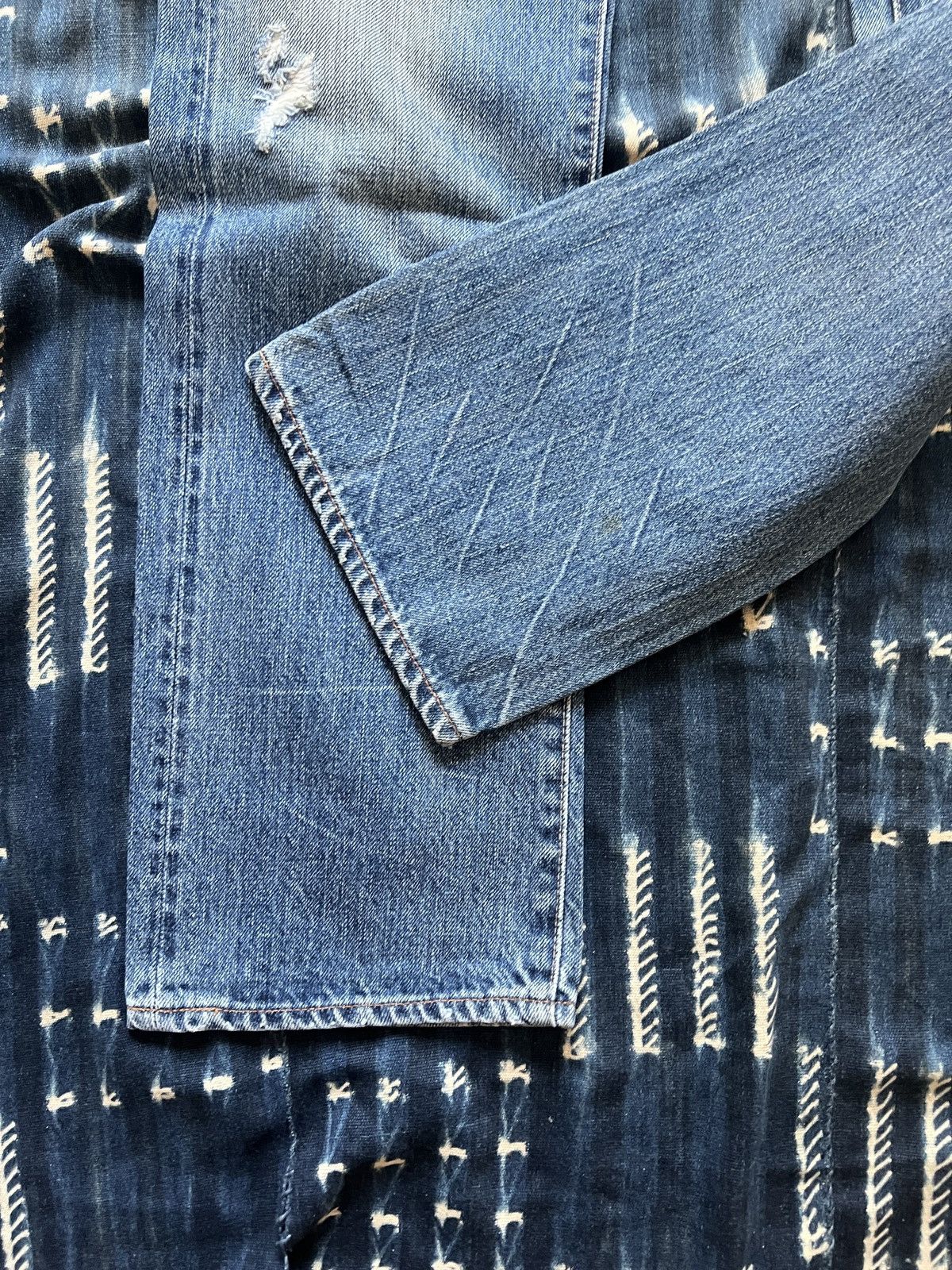 Levi's Levis Big E 505 Selvedge Denim Jeans – Made in USA Size US 30 / EU 46 - 5 Thumbnail