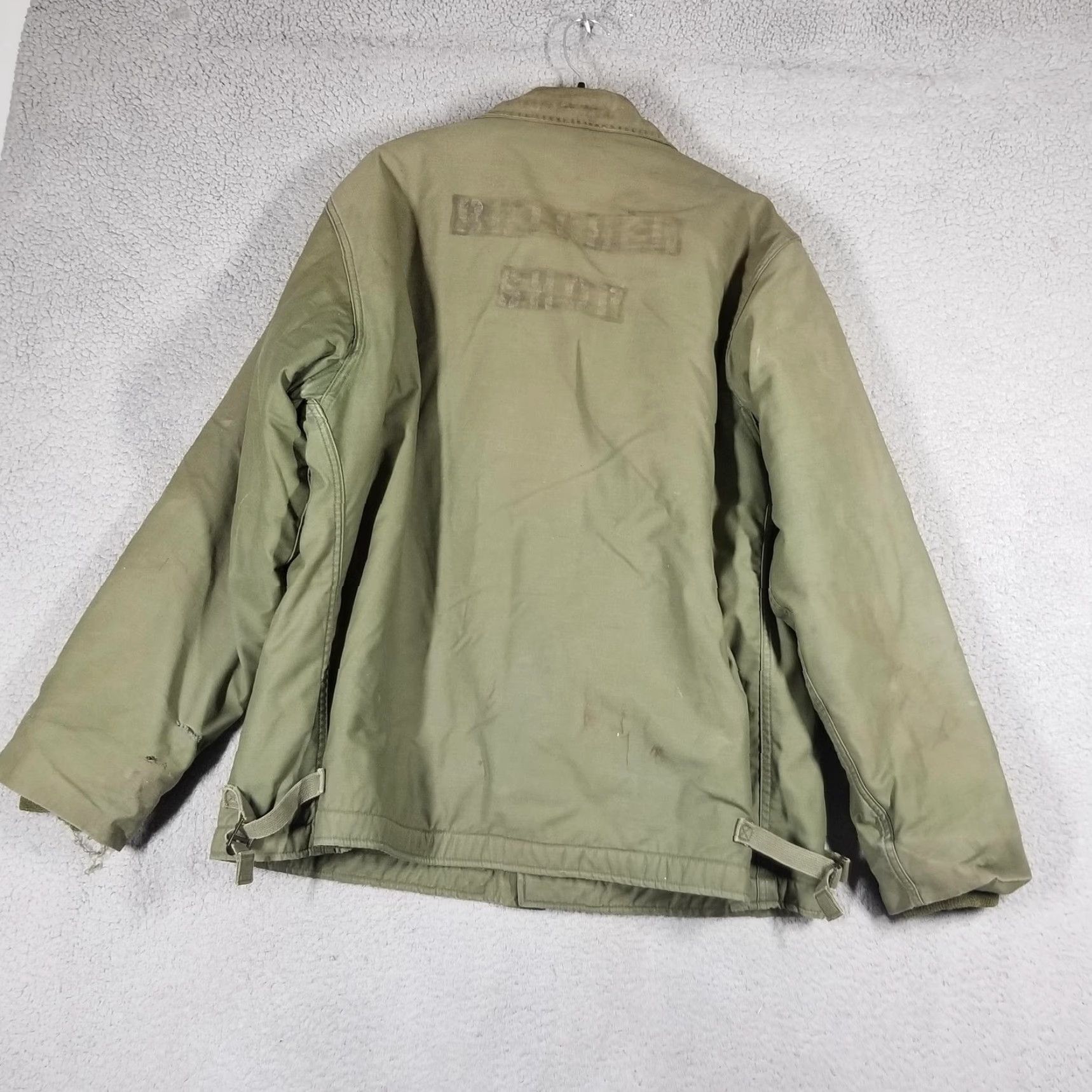CO VINTAGE Vanderbilt Shirt Co Jacket Mens XL Olive Green Deck Chore Coat "BUTCHER SHOP" Military Workwear Mens XL Size US XL / EU 56 / 4 - 2 Thumbnail