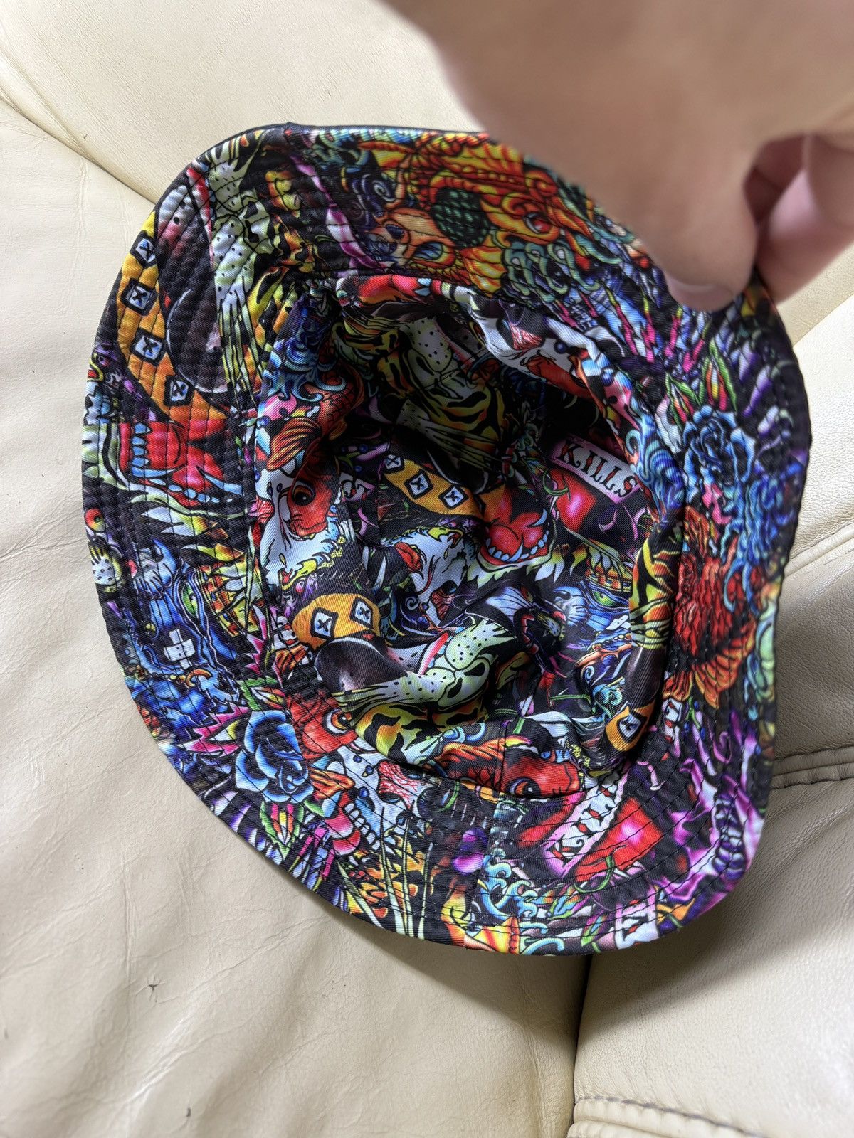 Other Reversible Bucket Hat Ed Hardy Style Size ONE SIZE - 2 Thumbnail