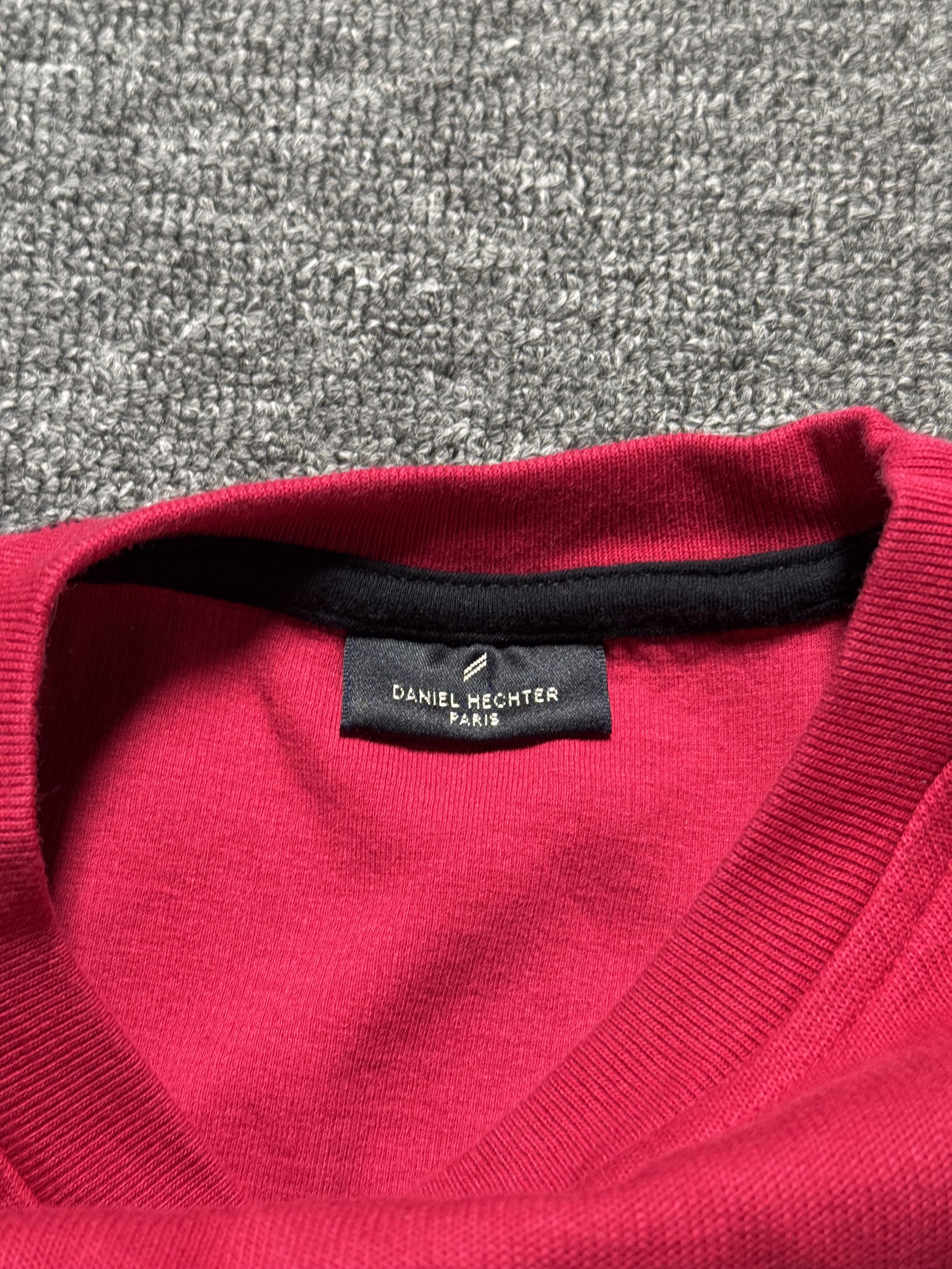 Daniel Hechter Vintage Daniel Hechter Paris Sweatshirt Red Men Size L/52 Size US L / EU 52-54 / 3 - 3 Thumbnail