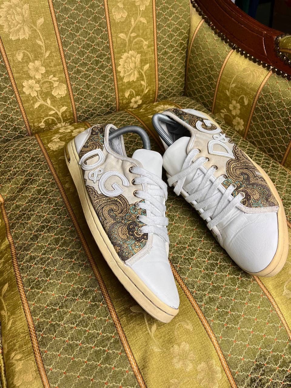 Designer Vintage Dolce&Gabbana Mouse Leather Sneakers 41 Size US 7.5 / EU 40-41 - 7 Thumbnail