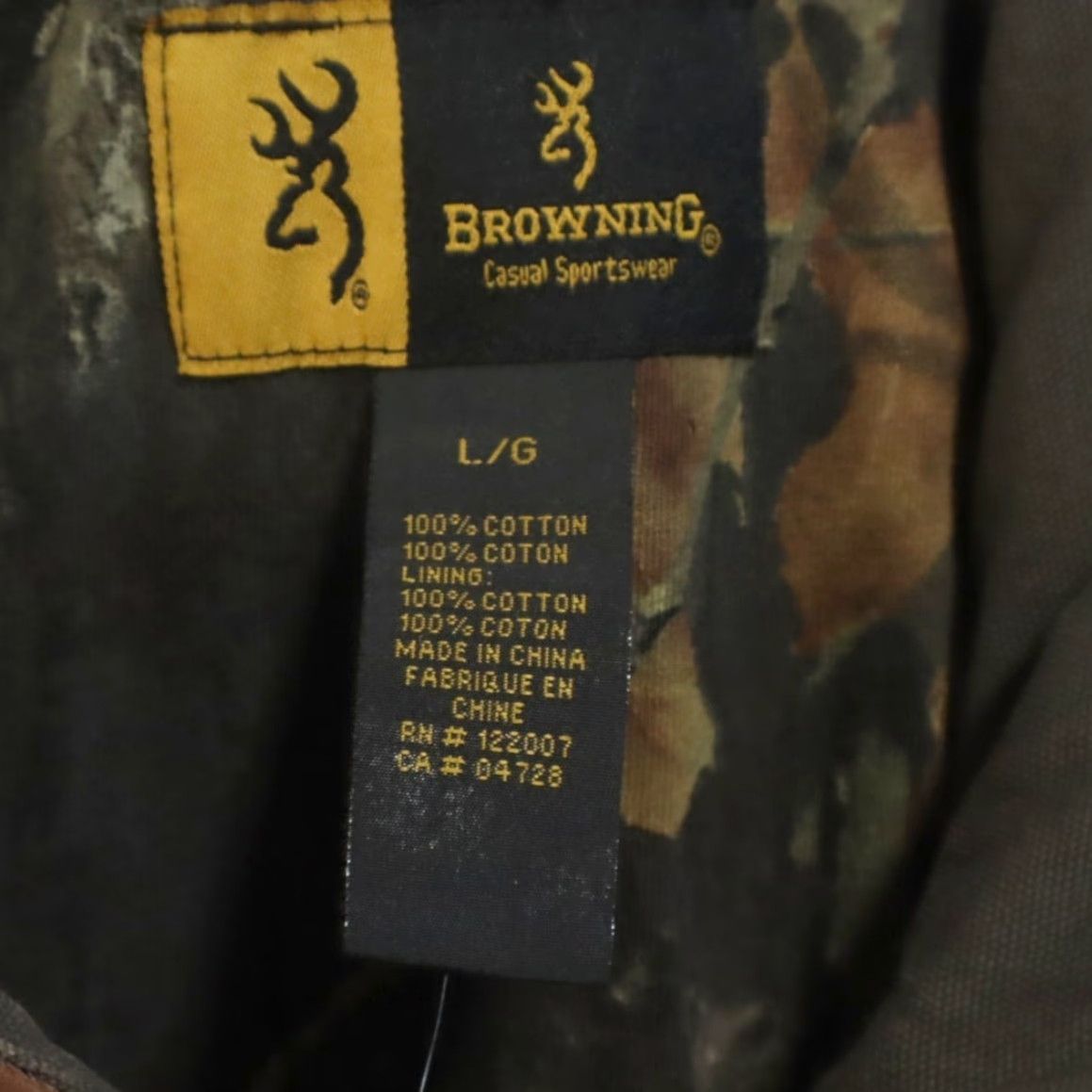 Vintage Browning Fleece Lined Chore Barn Coat Jacket Dark Green Men's L Shirt Size US L / EU 52-54 / 3 - 5 Thumbnail