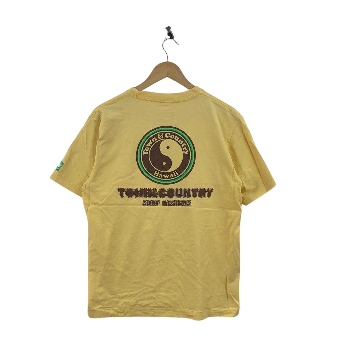 Vintage Vintage 90s TOWN COUNTRY T&C Surf Hawaii Tee Shirt Top Yin Size US M / EU 48-50 / 2 - 1 Thumbnail