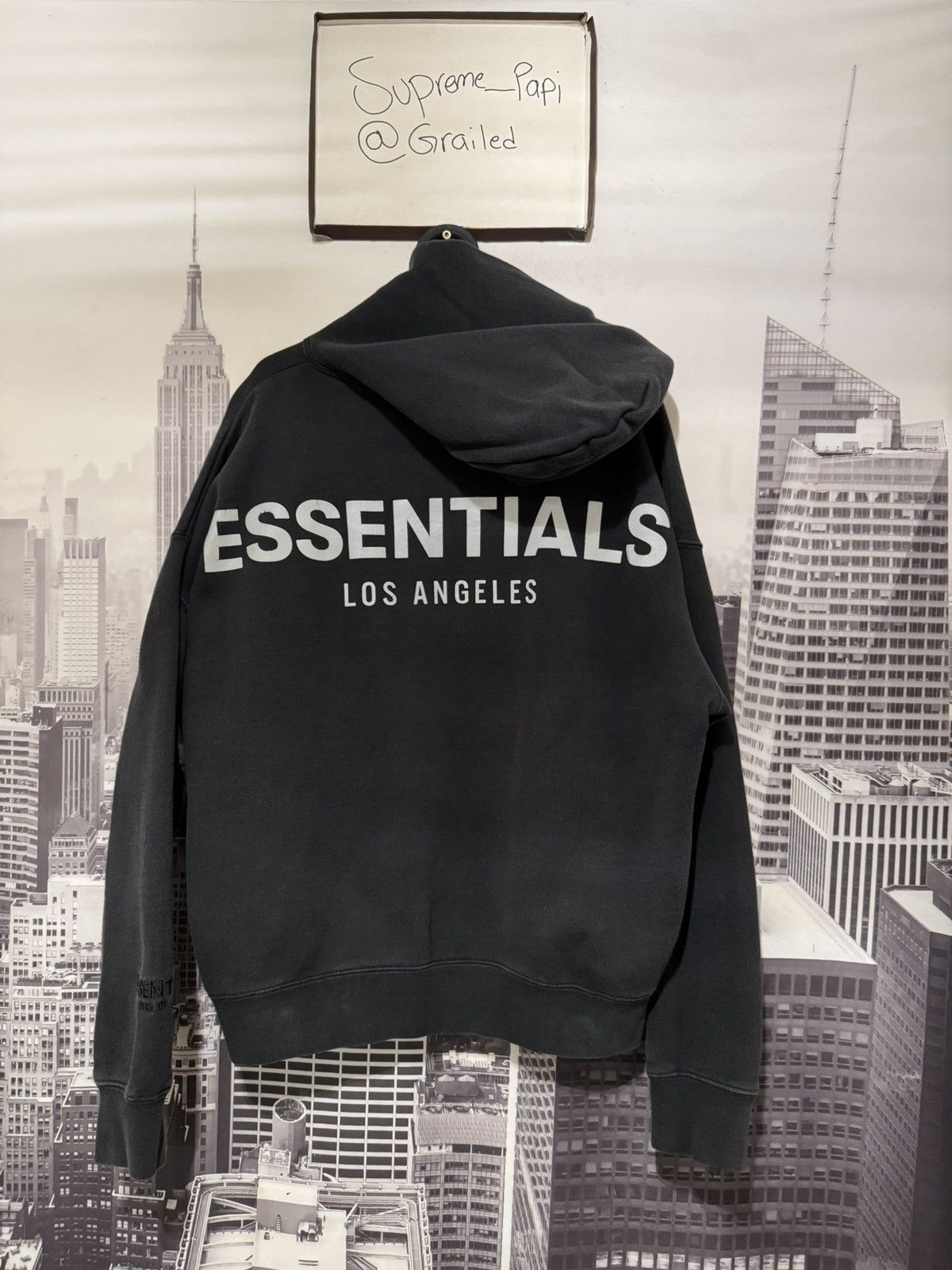 Fear of God 🔥Fear of God Essentials LOS ANGELES 3M Boxy Hoodie SZ Small Size US S / EU 44-46 / 1 - 2 Thumbnail