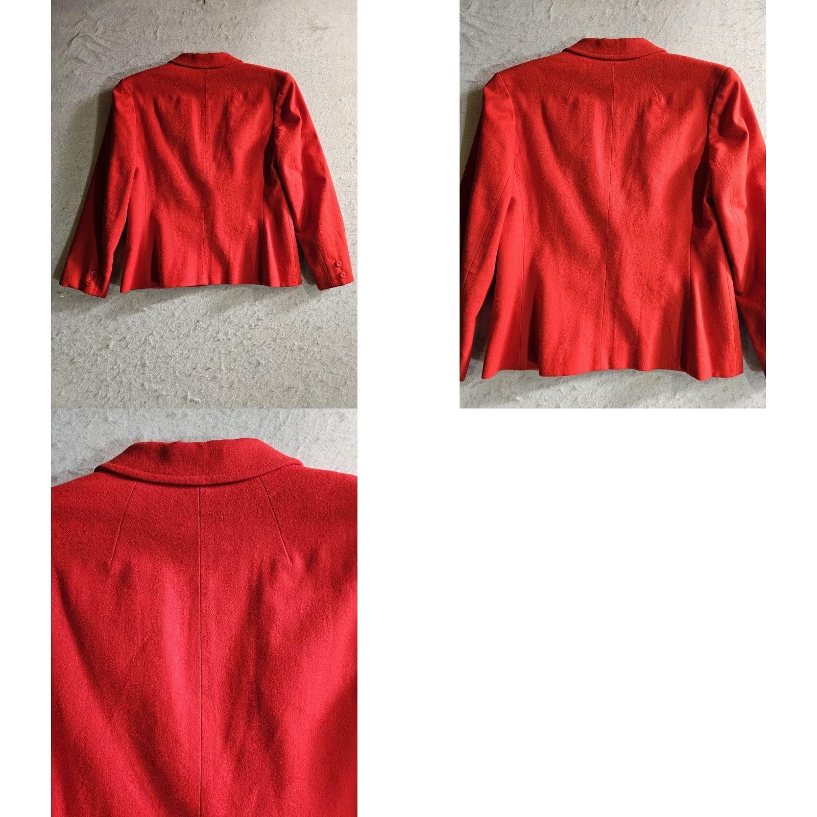 Pendleton VINTAGE Pendleton Blazer Red 100% Wool Womens Size 12 Regular Single-Breasted One-Button Notch Lapel Jacket Size XL / US 12-14 / IT 48-50 - 8 Thumbnail