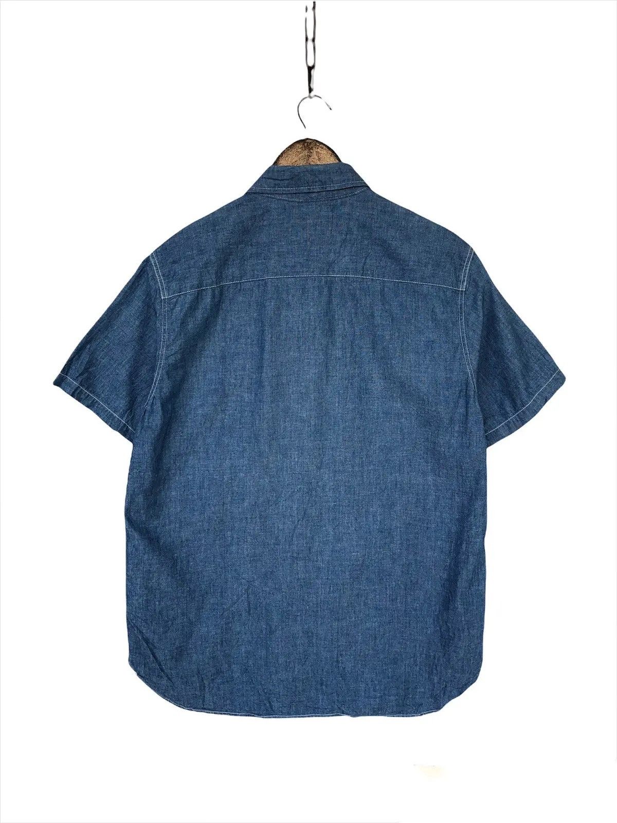 Other Wacko Maria Guilty Party Selvaged Indigo Denim Shirt Jkt Size US L / EU 52-54 / 3 - 3 Thumbnail