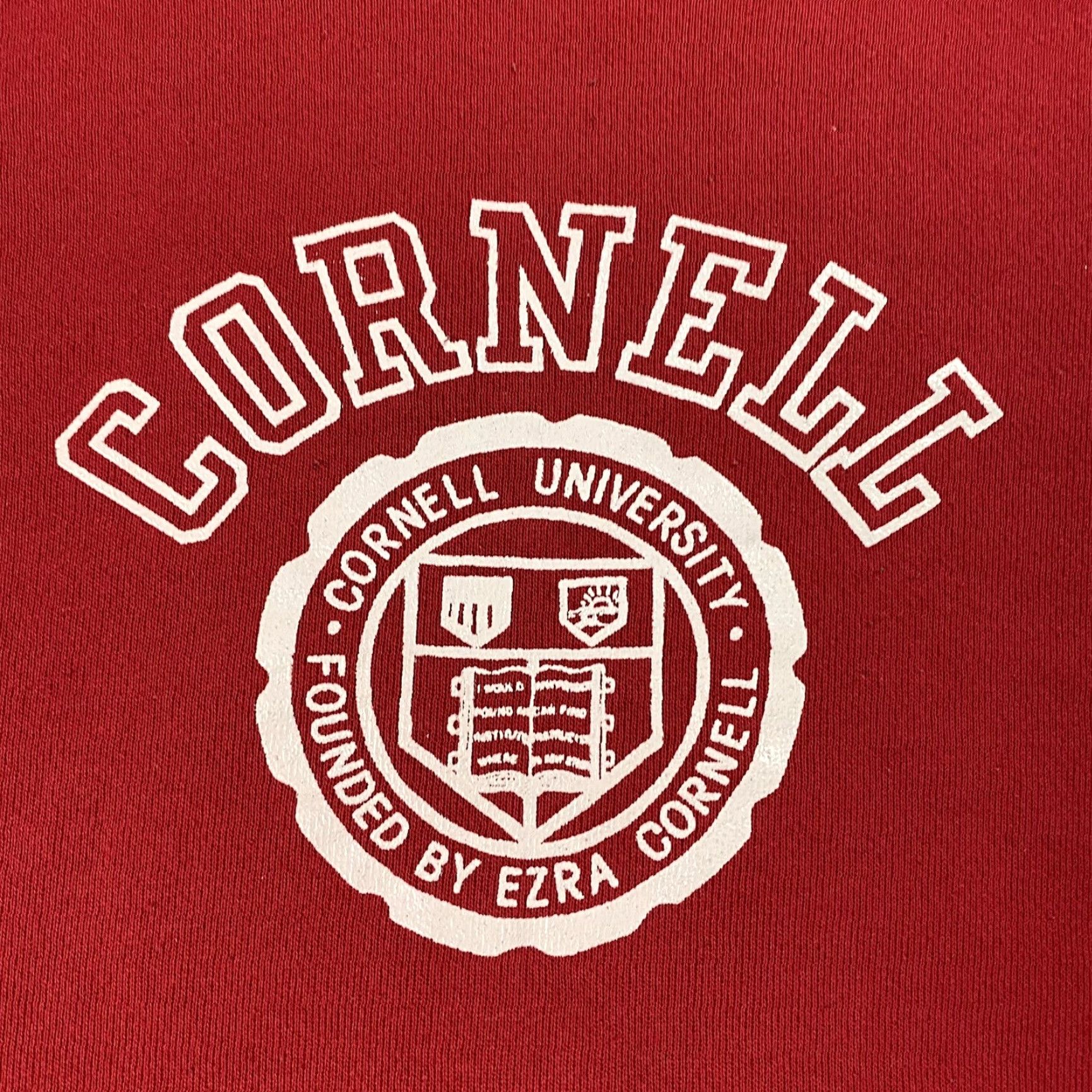 Vintage VINTAGE 80s 90s Cornell Ivy League Hoodie Unisex Adults Small Red College Pullover Logo Size US S / EU 44-46 / 1 - 3 Thumbnail