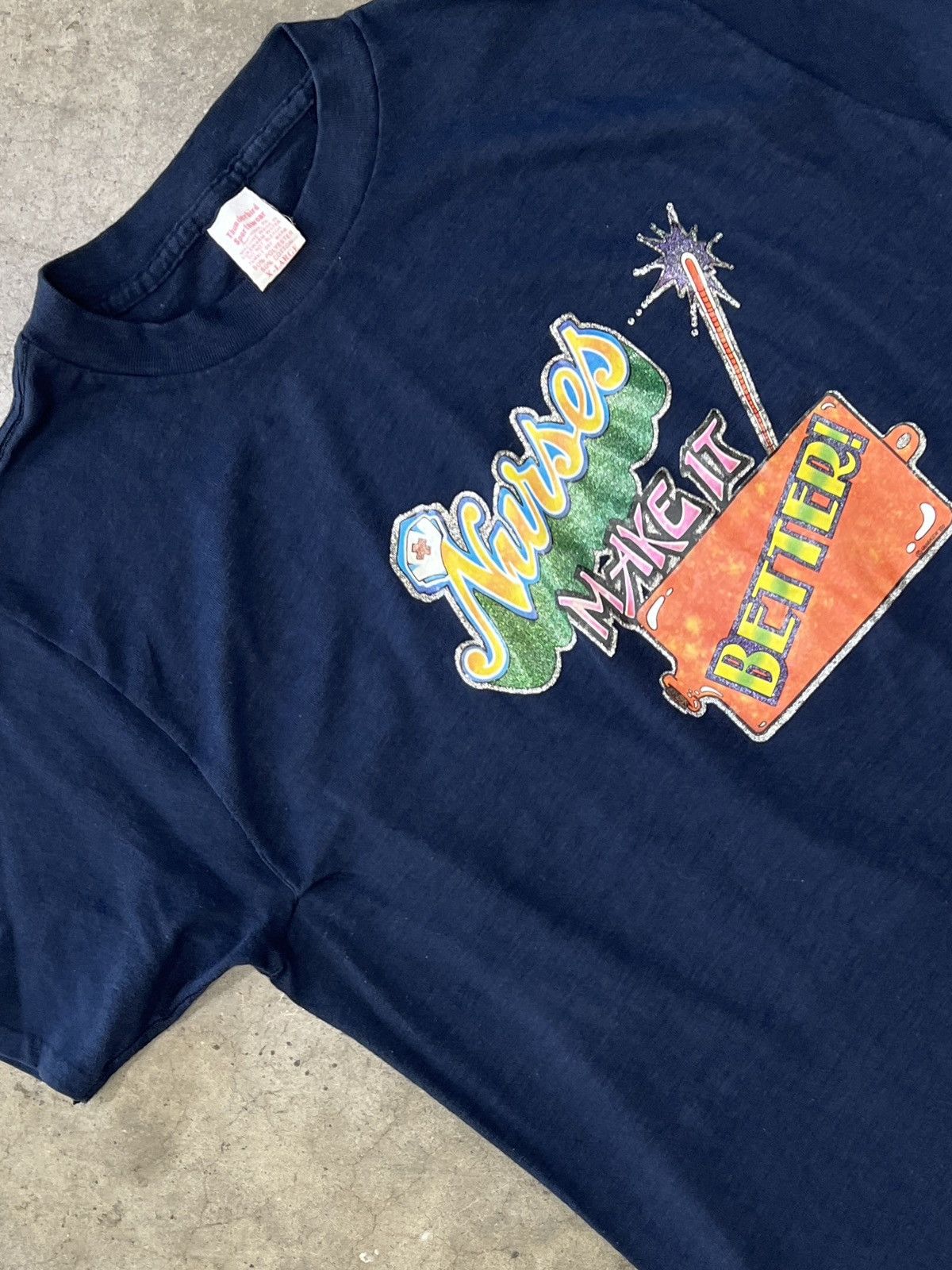 Vintage Vintage 80s Nurses Make it Better Healthcare Tee XL Size US XL / EU 56 / 4 - 1 Thumbnail