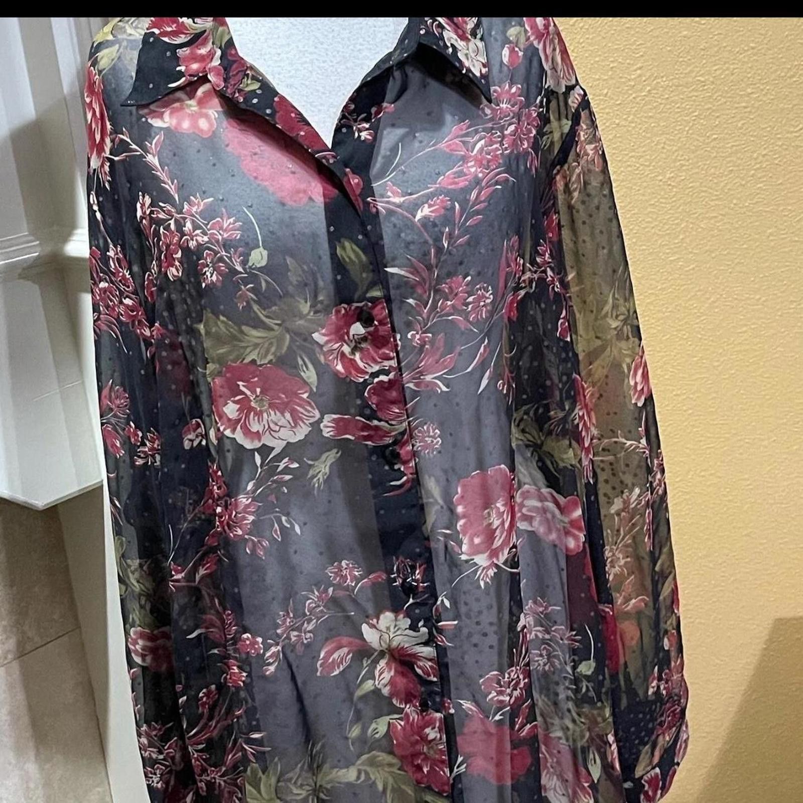 Industry of All Nations Vintage notations blouse xl Size XL / US 12-14 / IT 48-50 - 4 Thumbnail