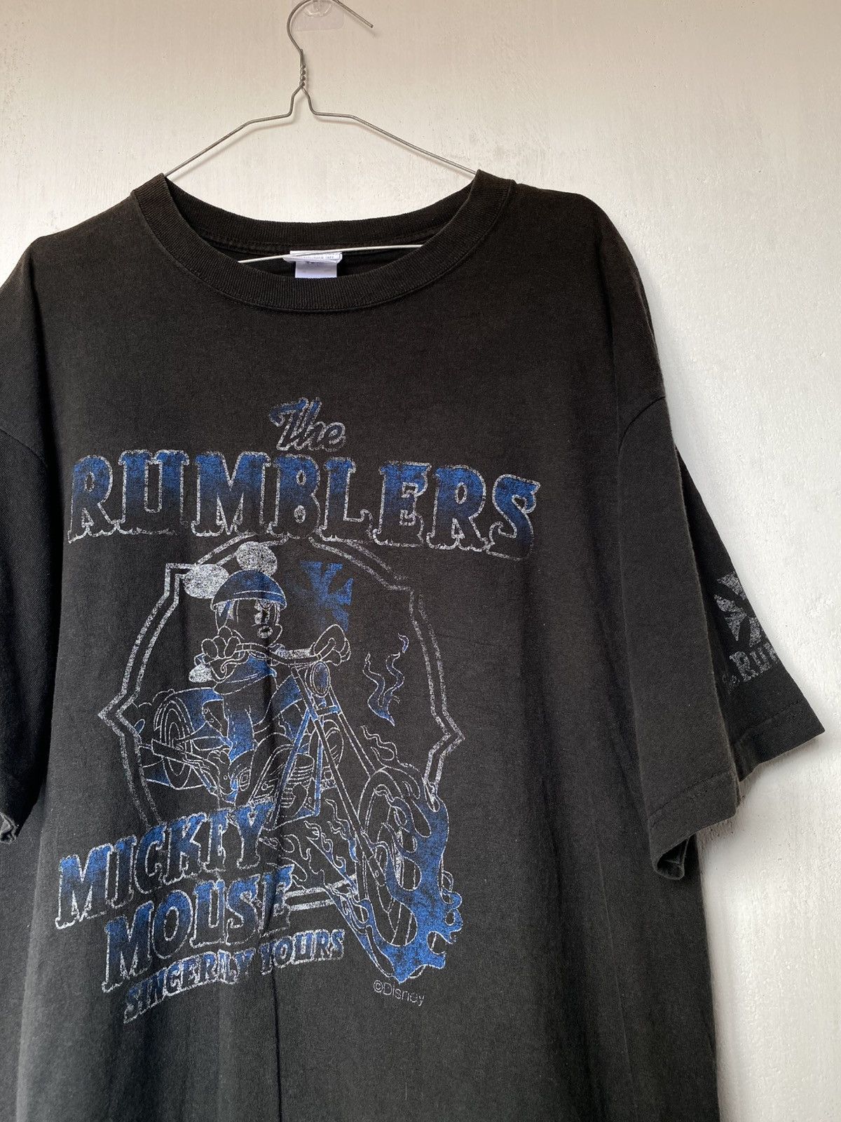 Beauty Beast × If Six Was Nine × Japanese Brand Mickey Mouse The Rumblers Harley Tshirt Size US L / EU 52-54 / 3 - 3 Thumbnail