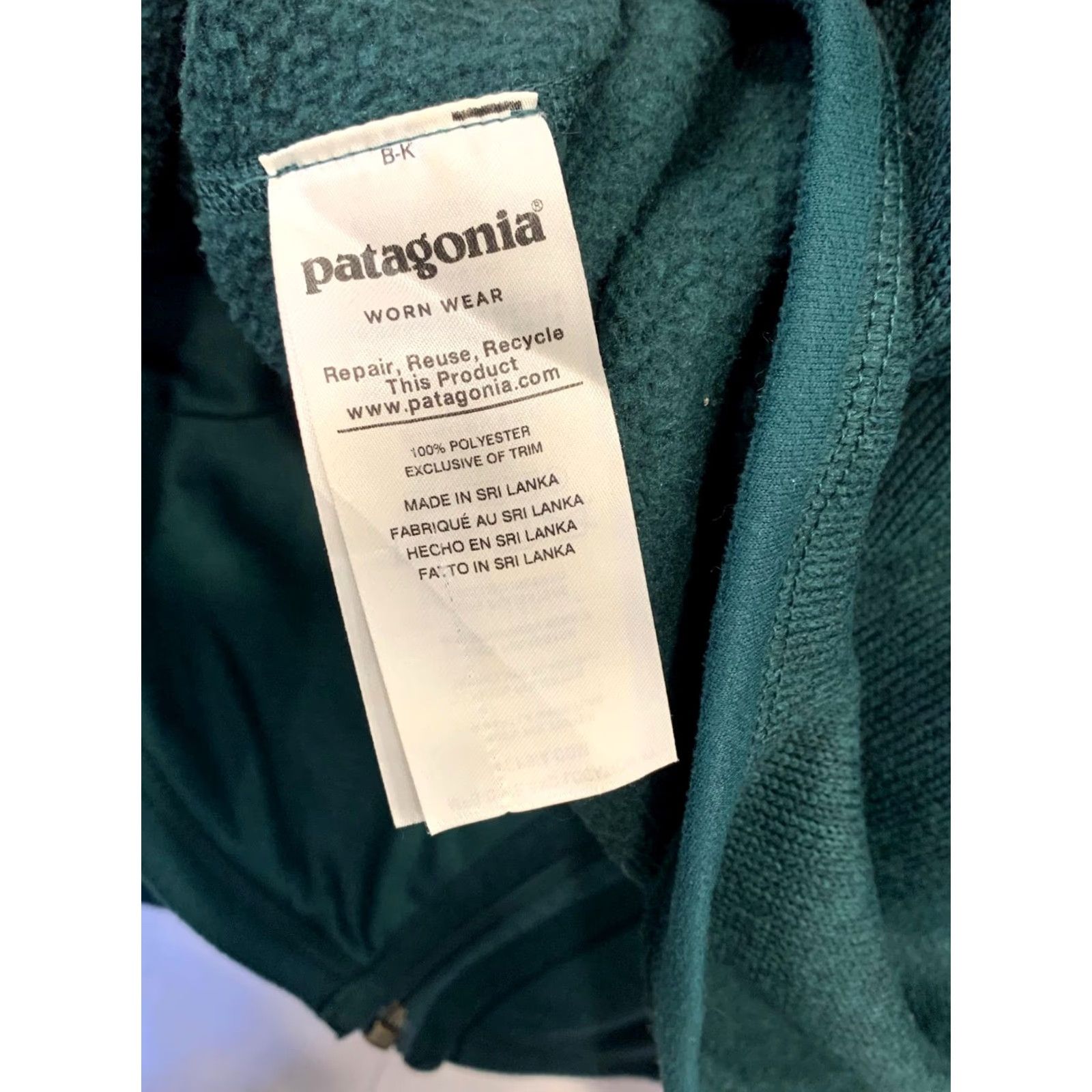 Patagonia Patagonia Fleece Pullover Mens M Teal Purple Aztec Half Zip Synchilla Vtg #177 Shirt Adult M Teal Purple Aztec Pattern Size US M / EU 48-50 / 2 - 7 Thumbnail