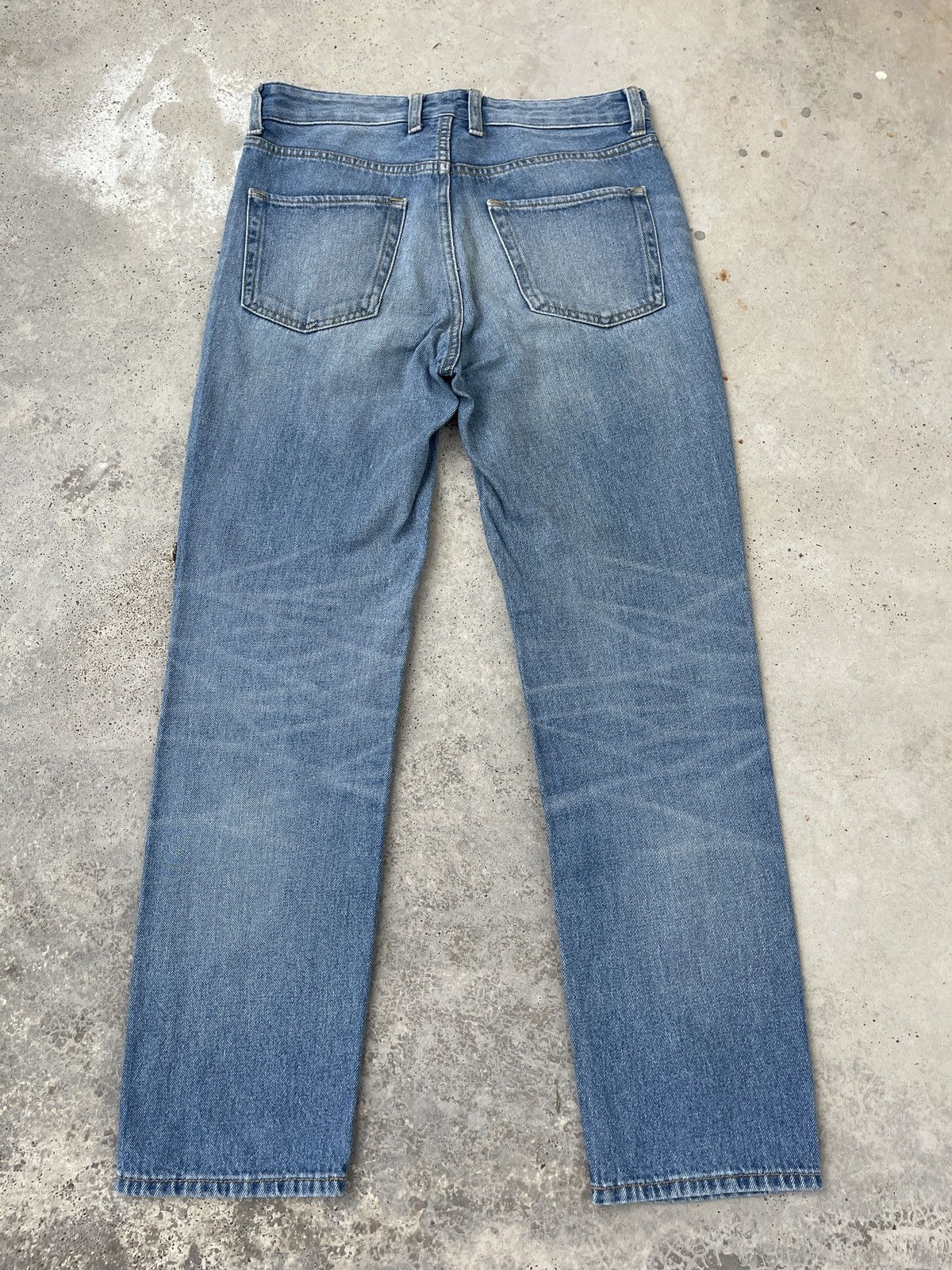 Japanese Brand × Junya Watanabe Vintage Japanese Brand Faded Blue Jeans Denim Size US 30 / EU 46 - 4 Thumbnail