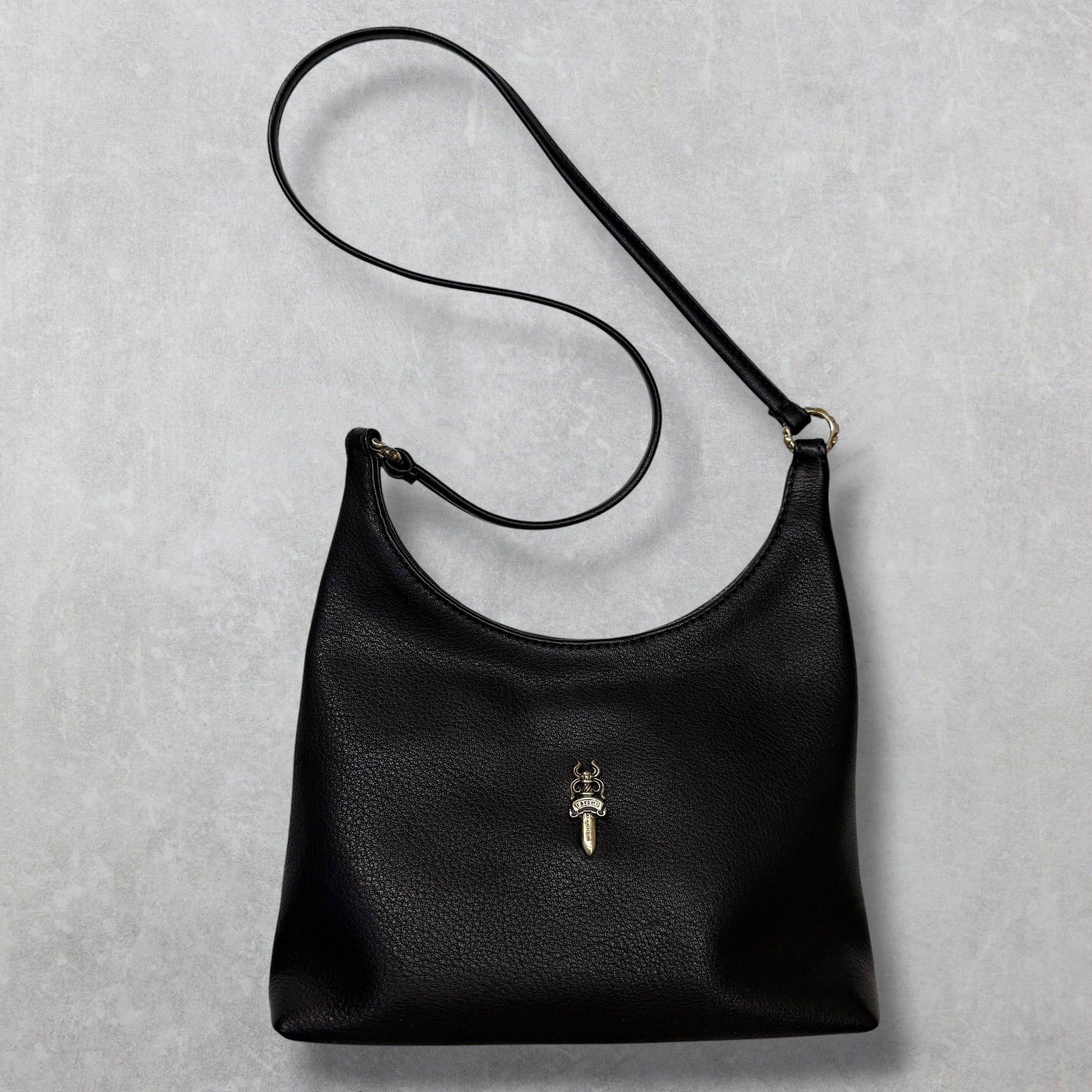 Chrome Hearts Chrome Hearts VIV Dagger Black Leather Handbag Size ONE SIZE - 2 Thumbnail