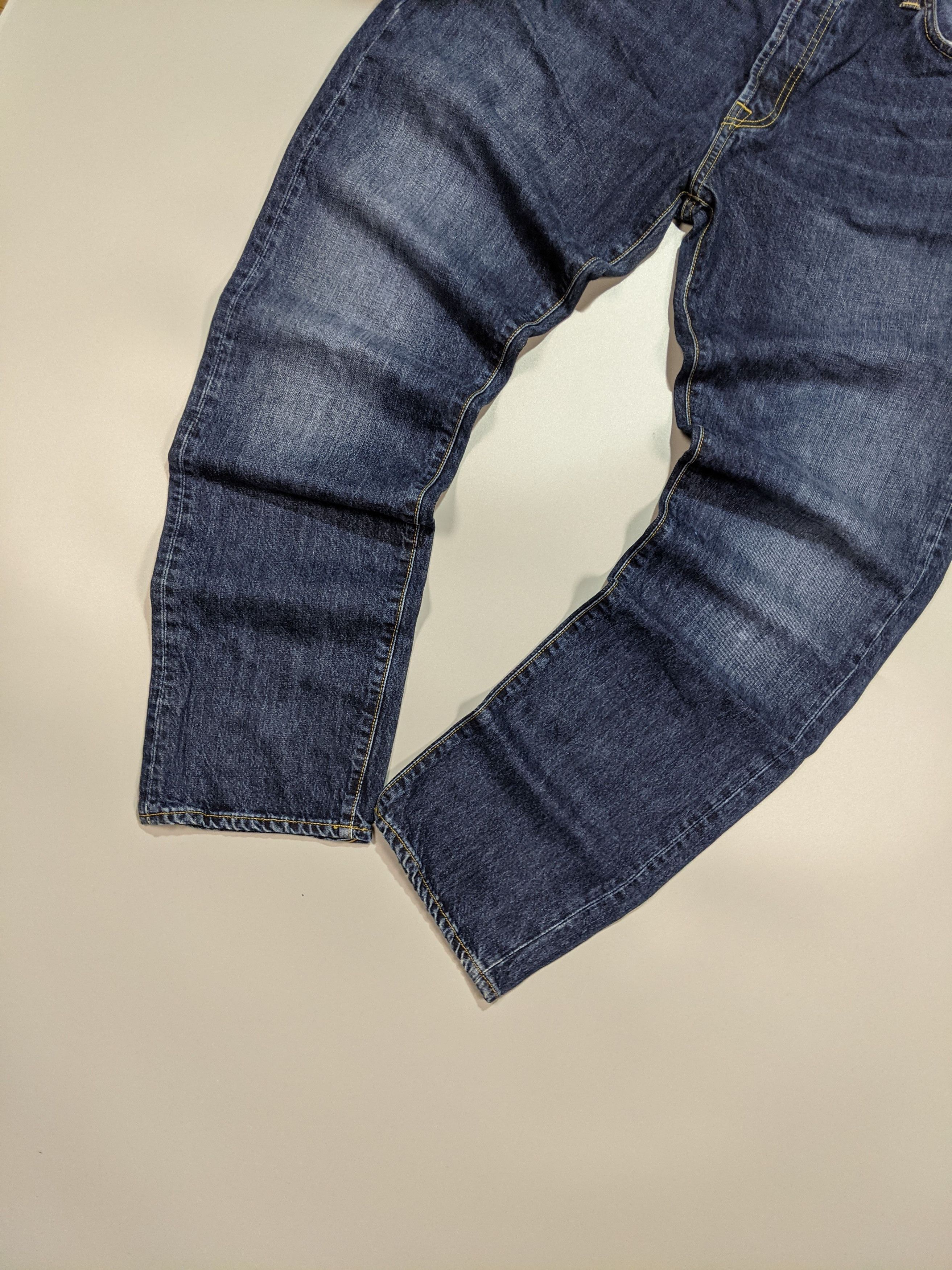 Carhartt × Vintage CARHARTT WIP Vintage Dark Blue Tapered Bottom Pants Jeans Size US 36 / EU 52 - 6 Thumbnail