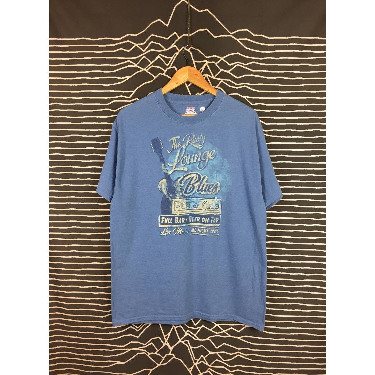 Hanes The Rusty Lounge Blues Pub & Club Live Music Tee Size US L / EU 52-54 / 3 - 2 Thumbnail