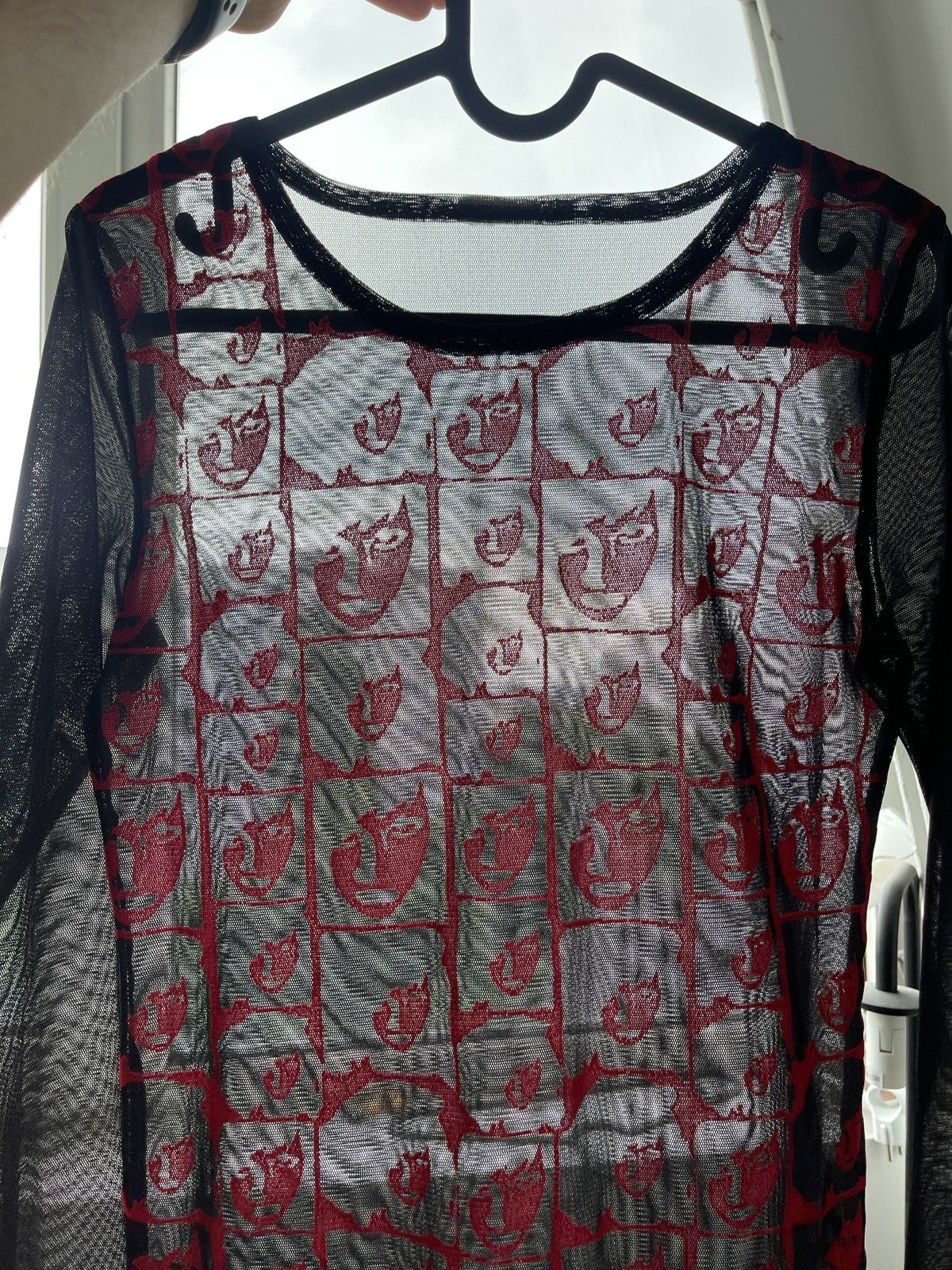Japanese Brand × Vintage Vintage Mesh Face Top size XS/S Size S / US 4 / IT 40 - 6 Thumbnail