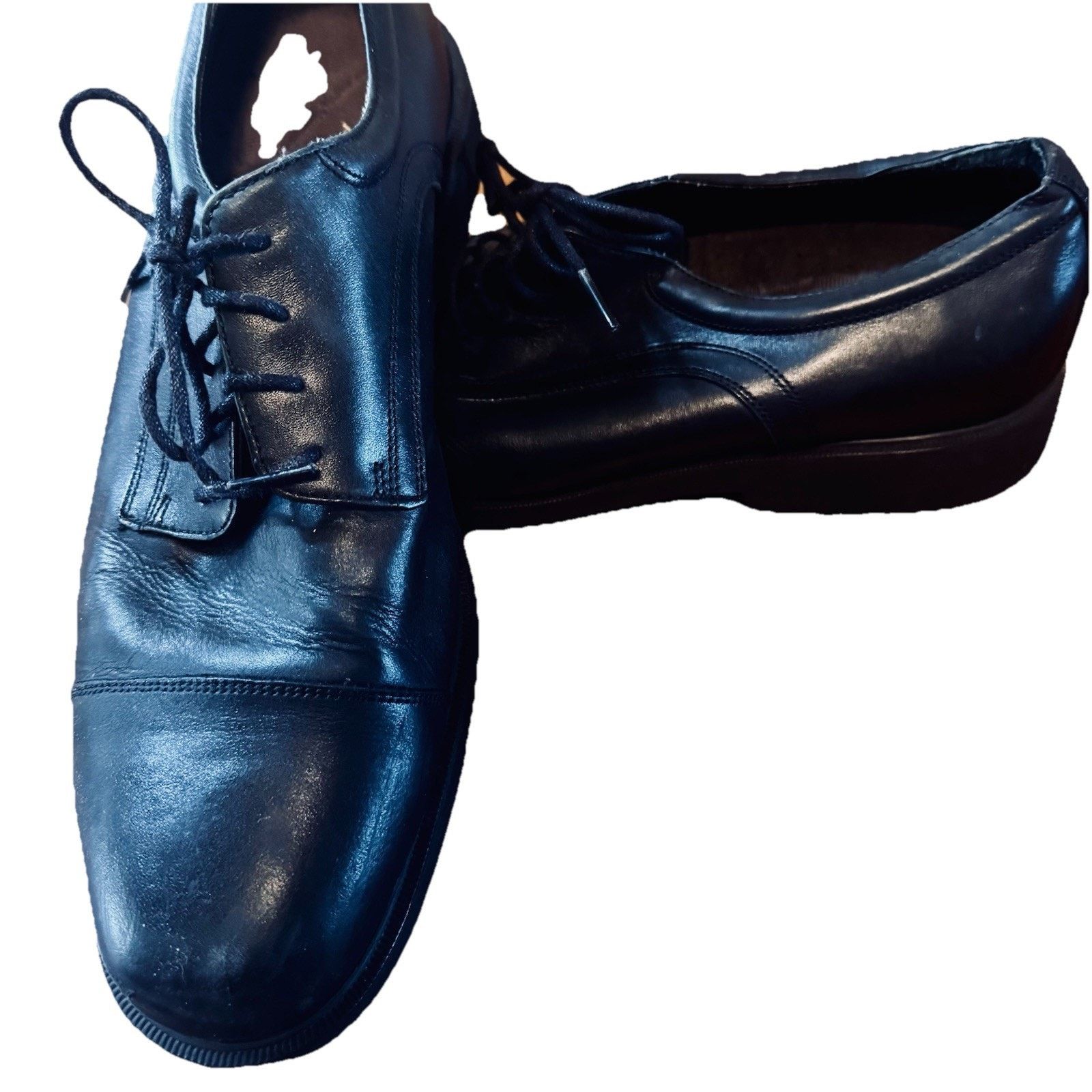 Rockport Rockport Margin Cap Toe Oxford Dress Shoes Mens 11W Leather Size US 11 / EU 44 - 2 Thumbnail