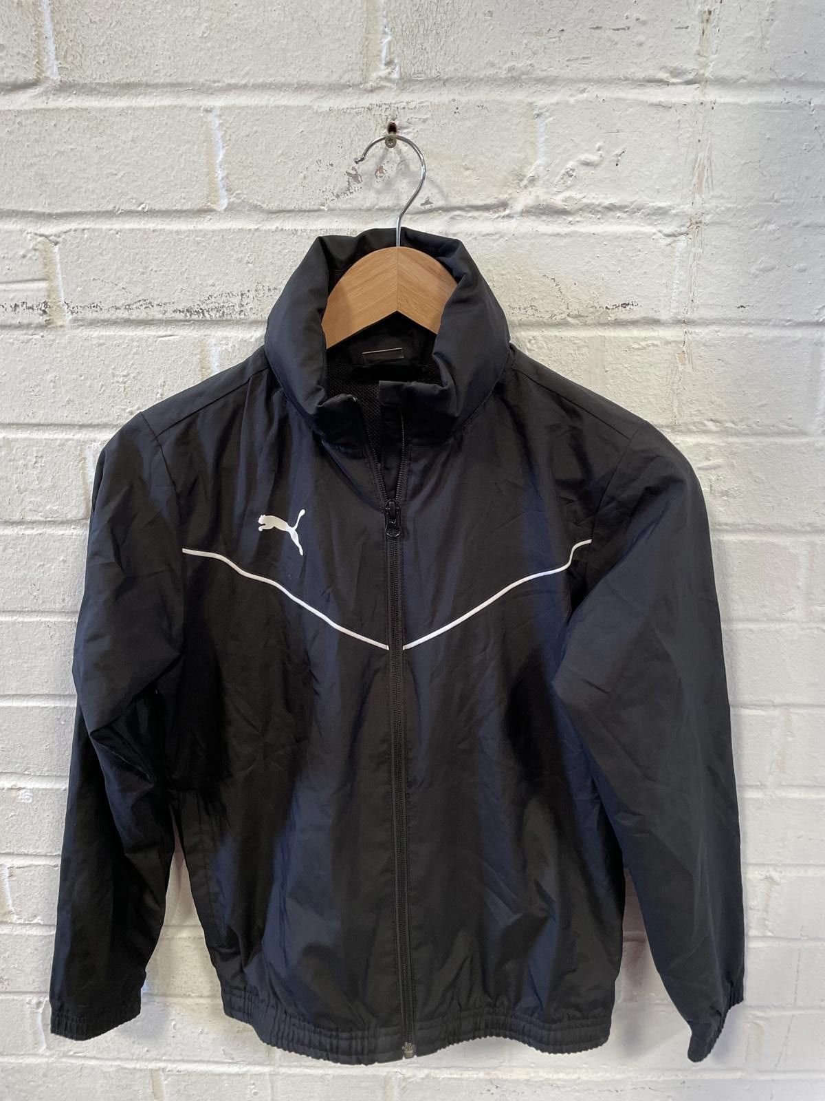 Puma Men's Black Puma Windbreaker Jacket Size US M / EU 48-50 / 2 - 1 Thumbnail
