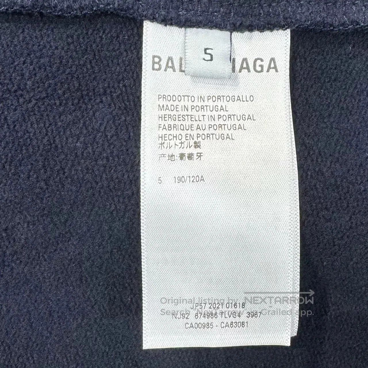 Balenciaga balenciaga gradient print hoodie in indigo blue. Size US M / EU 48-50 / 2 - 4 Thumbnail