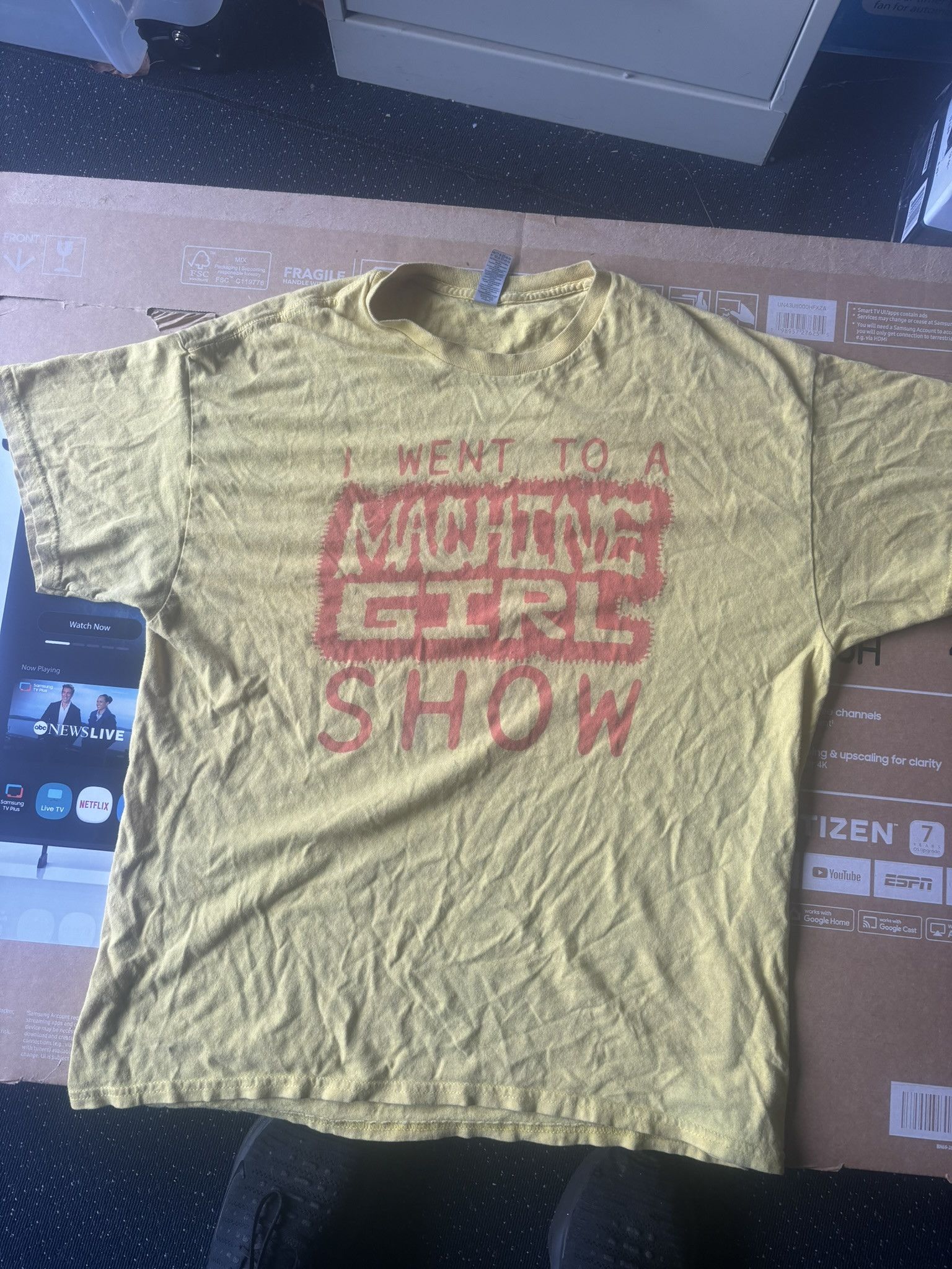 Machine Girl "I went to a Machine Girl Show" T shirt XL.