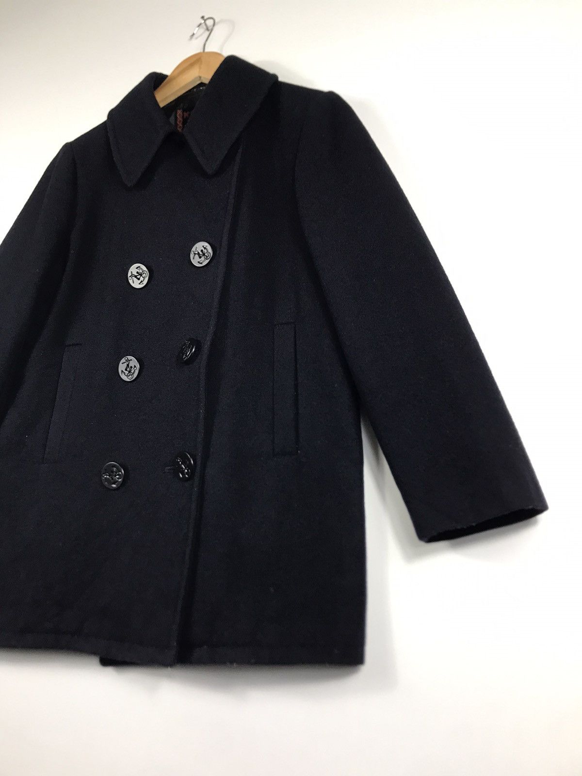 Japanese Brand × McGregor ⚡️Vintage McGregor Wool Double Breast Peacoat Size M / US 6-8 / IT 42-44 - 3 Thumbnail