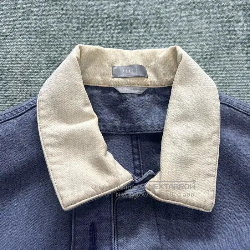 Dior Dior Light Blue Cotton Embroidered Jacket . Size US L / EU 52-54 / 3 - 3 Thumbnail