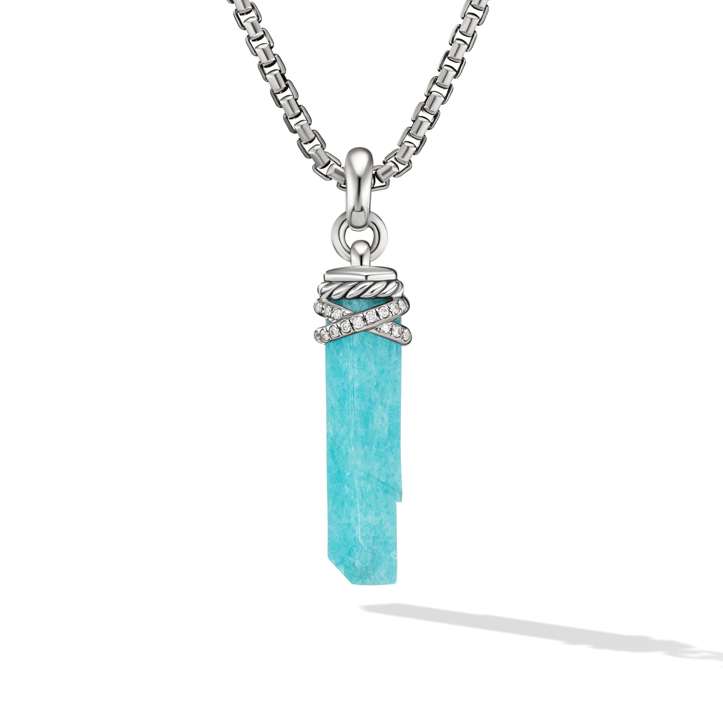 David Yurman o1w1db10525 D17553D Size:6/Amulet in Silver and Diamonds Size ONE SIZE - 1 Thumbnail