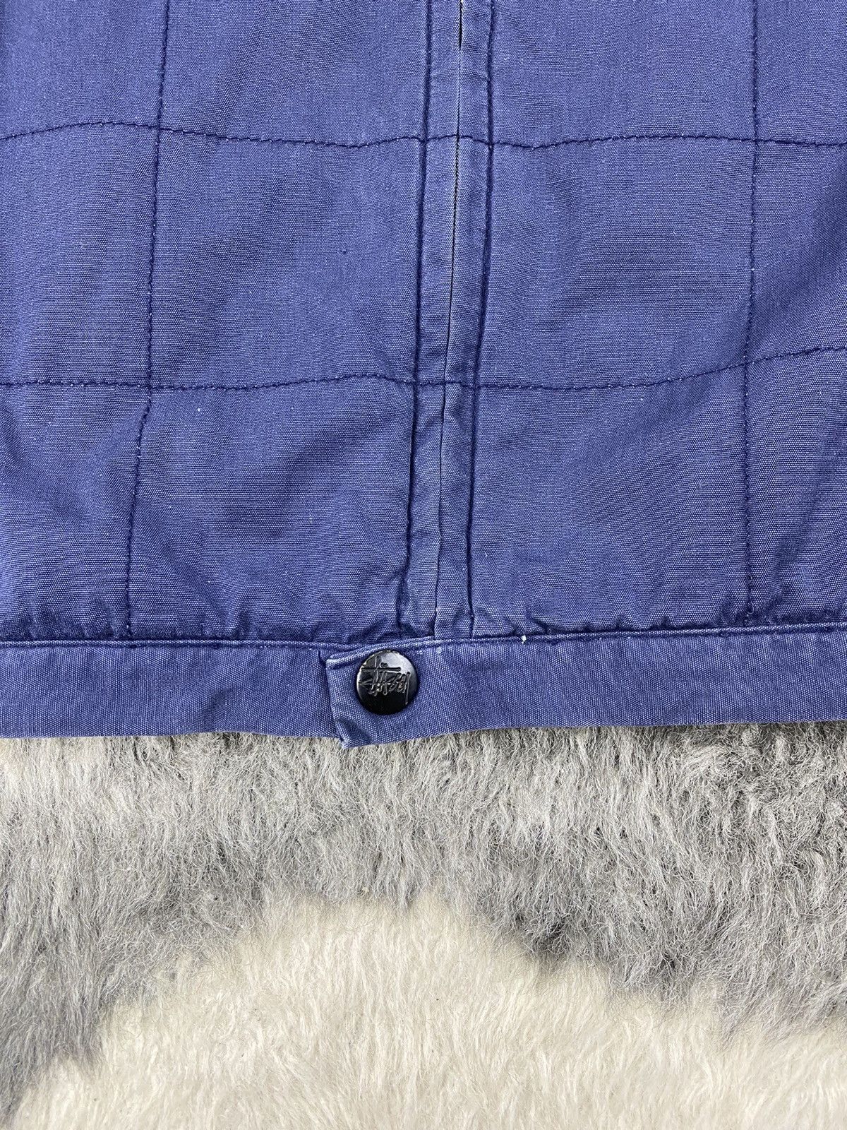 Stussy Vintage Rare STUSSY Checked Stitch Quilted Jacket Size US XL / EU 56 / 4 - 7 Thumbnail