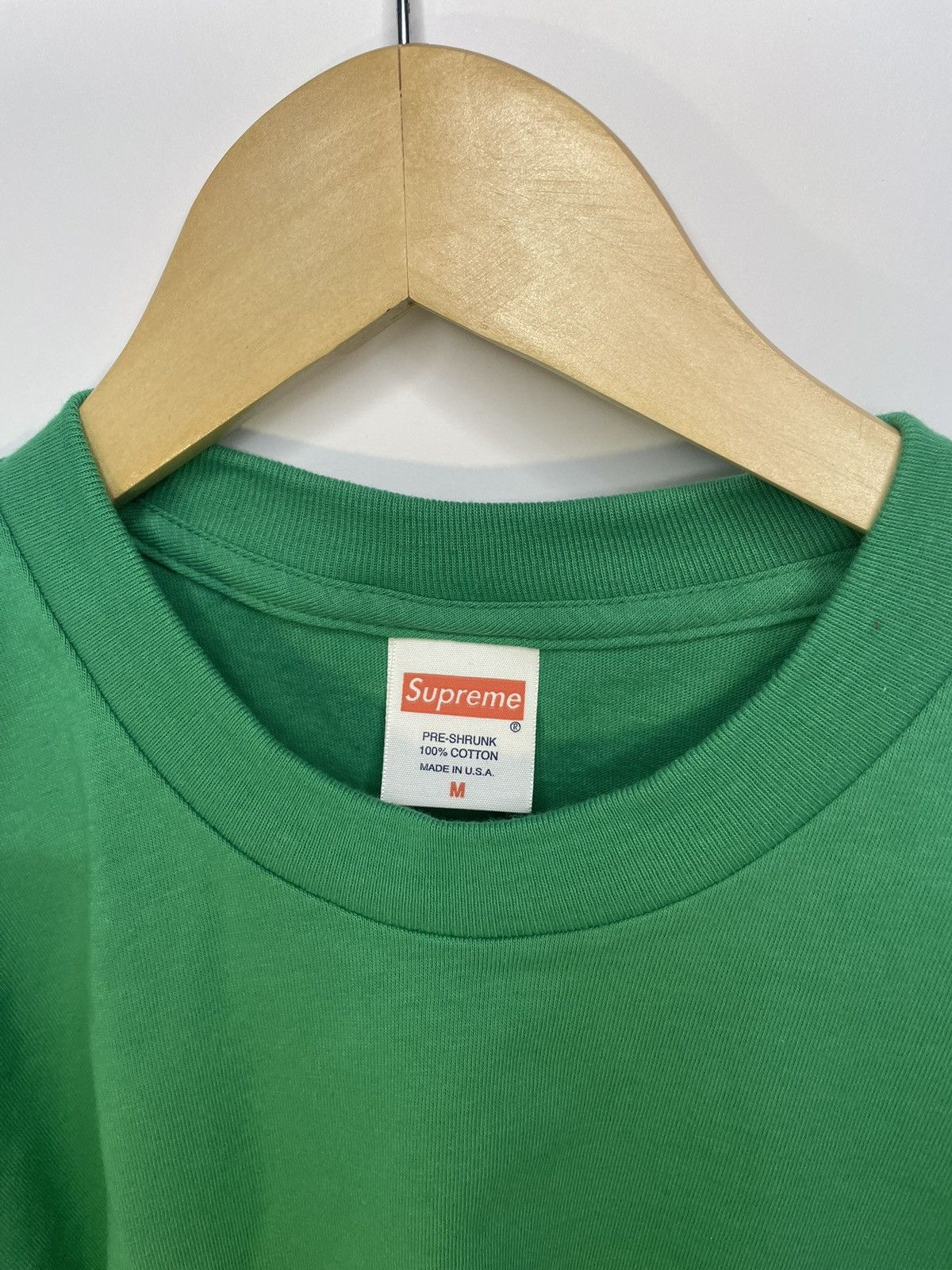 Supreme Supreme Blank Tee Size M GREEN Size US M / EU 48-50 / 2 - 1 Thumbnail