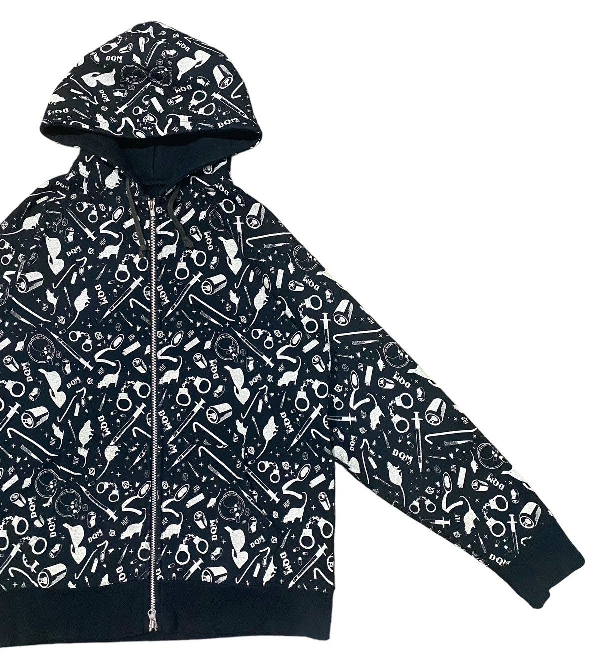 DQM Huf X Dqm Fullprint Zipper Hoodie Size US L / EU 52-54 / 3 - 2 Thumbnail