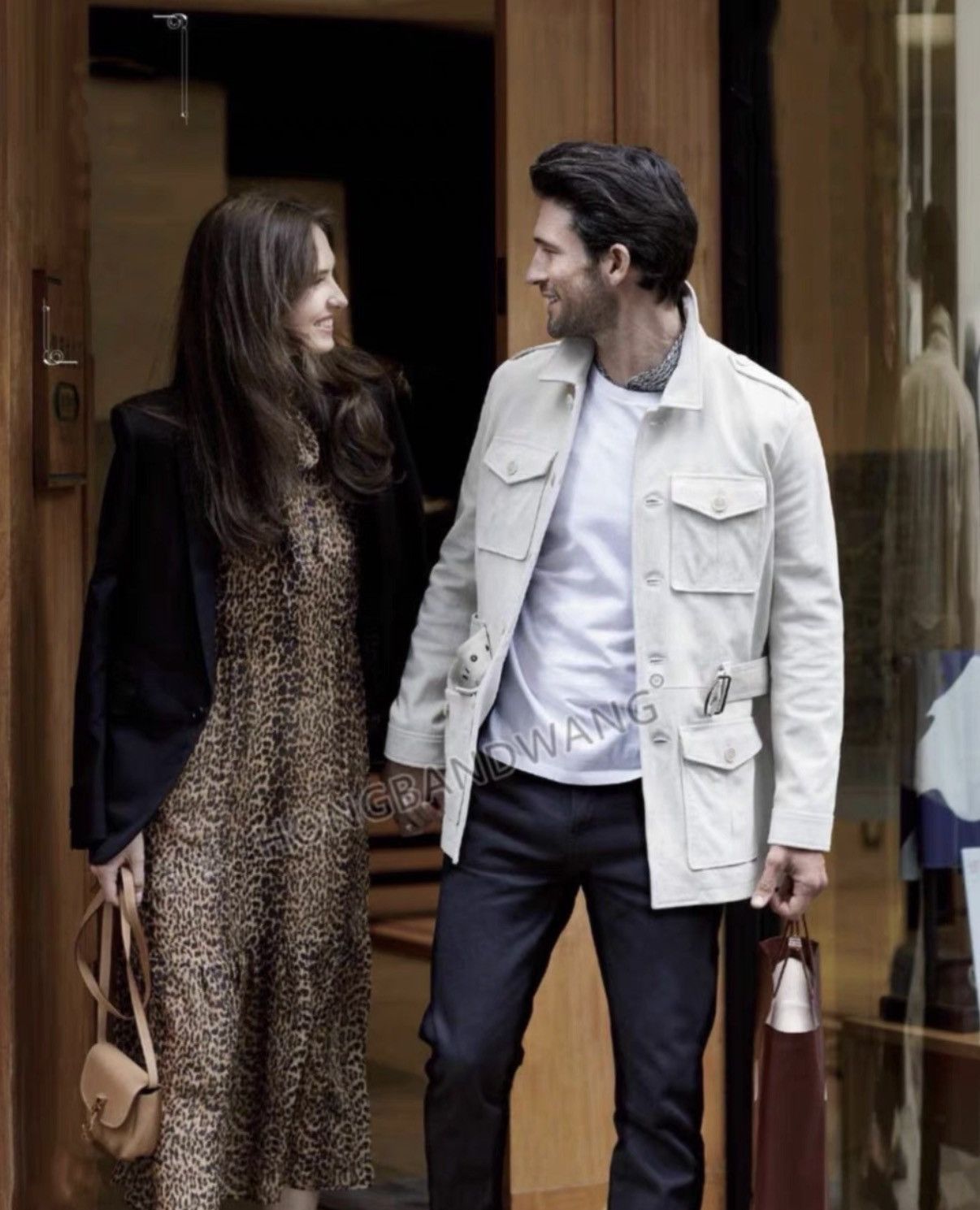 Saint Laurent Paris SLP) 20SS Runway Off-White Distressed Suede Safari Jacket Size US M / EU 48-50 / 2 - 9 Thumbnail