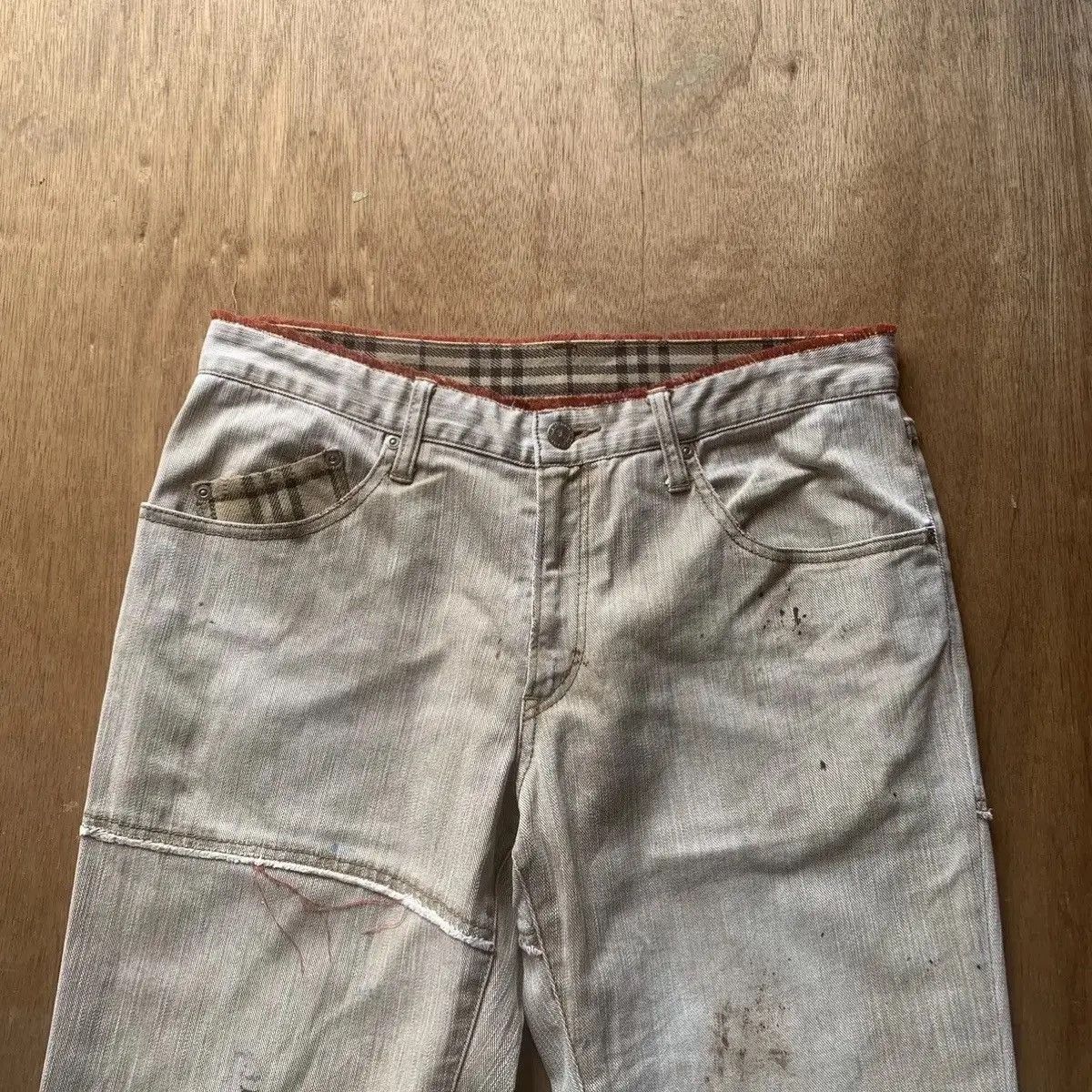 Burberry RUSTY DIRTY ‼️ BURBERRY x BLUE LABEL JEANS DESIGNERS PANTS Size US 32 / EU 48 - 2 Thumbnail