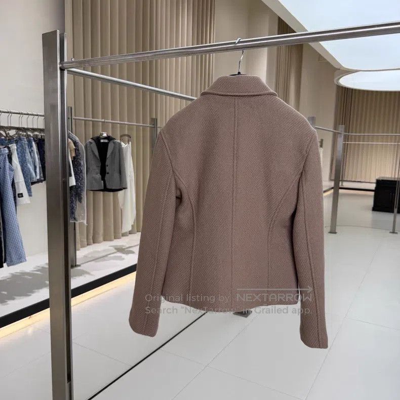 Hermes Hermes Elephant gray cashmere zippered cotton-padded jacke Size XS / US 0-2 / IT 36-38 - 2 Thumbnail