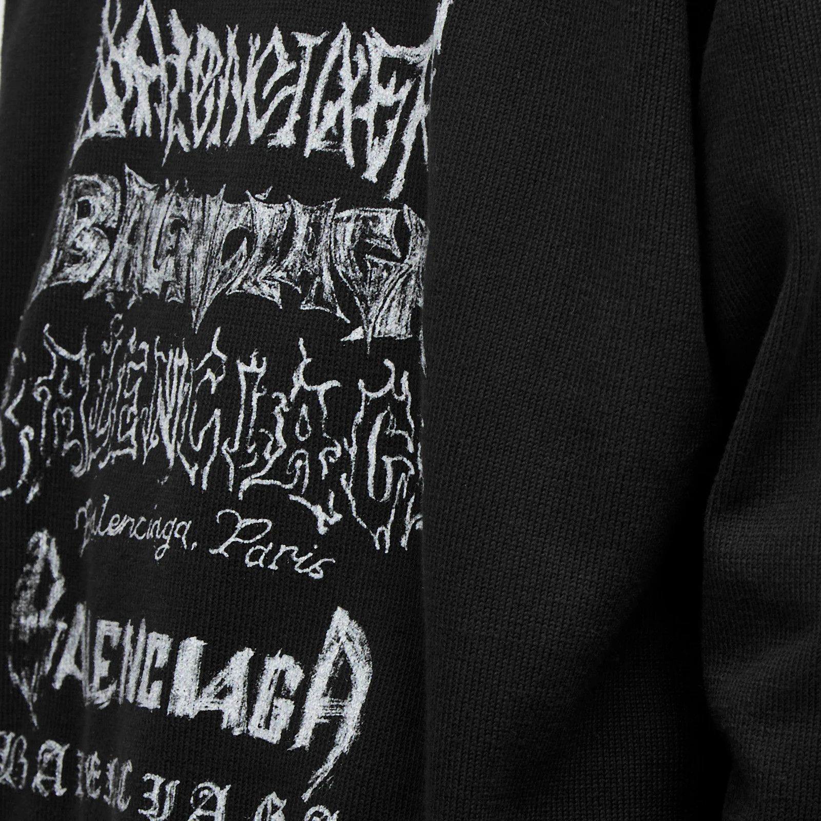 Balenciaga o1s1rm0825 DIY Metal Sweater in Black Size US S / EU 44-46 / 1 - 4 Thumbnail