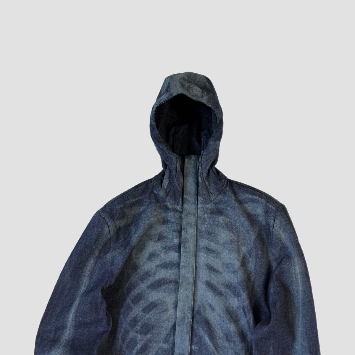 Off-White Off-White Body Scan X-Ray Denim Hoodie Size US M / EU 48-50 / 2 - 6 Thumbnail