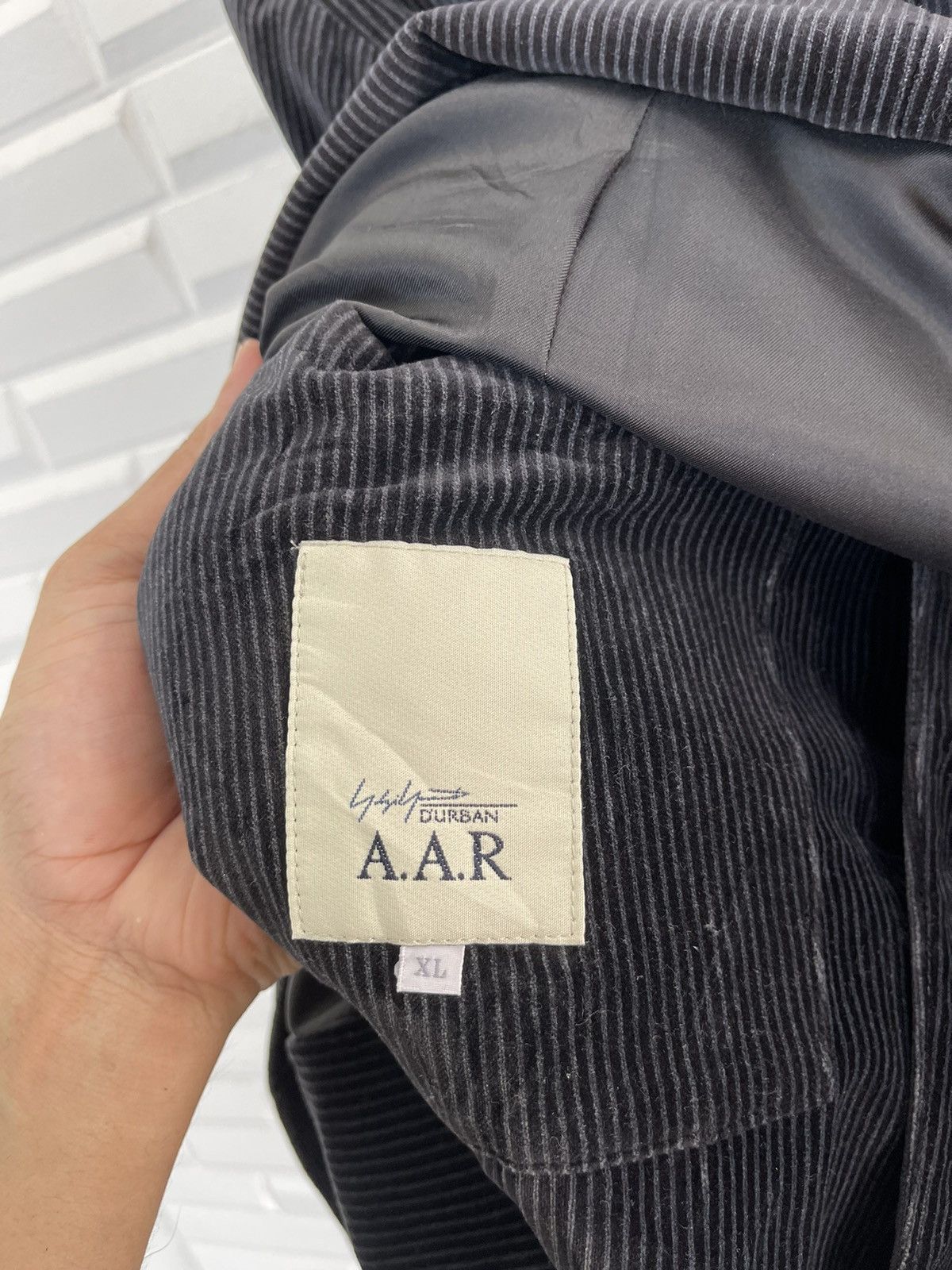Yohji Yamamoto 🔥 YOHJI YAMAMOTO CORDUROY DESIGN JACKET Size US L / EU 52-54 / 3 - 5 Thumbnail