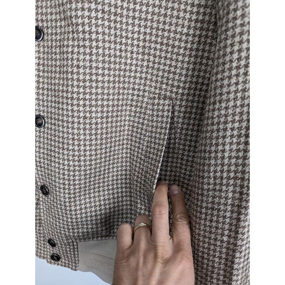 Isaia o1rshd1 CC20 Varsity Jacket in Beige/Brown Size US M / EU 48-50 / 2 - 9 Thumbnail