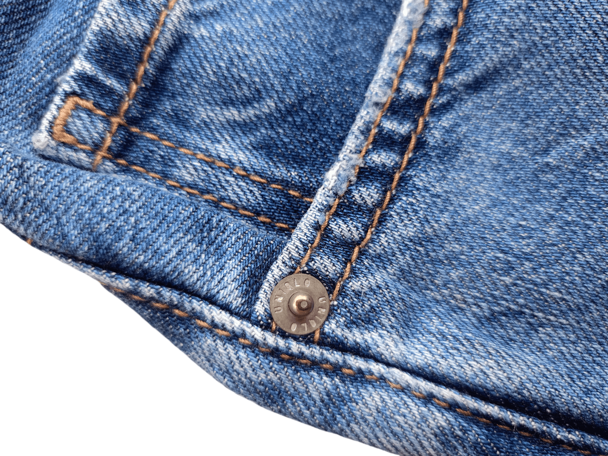 Kaihara Denim × Uniqlo × Vintage UNIQLO Regular Straight Cut Vintage Streetwear Denim Size US 27 - 8 Thumbnail