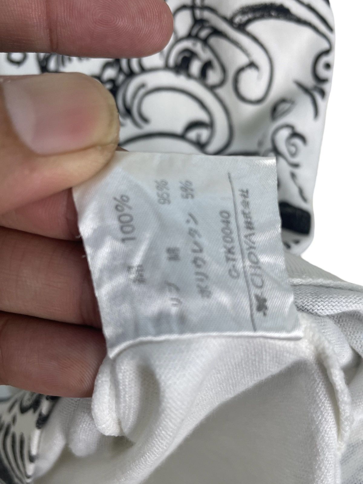 Kansai Yamamoto × Vintage Kansai Man Shishi Lion Wave Tee Japan | Graphic Rare Size US M / EU 48-50 / 2 - 5 Thumbnail