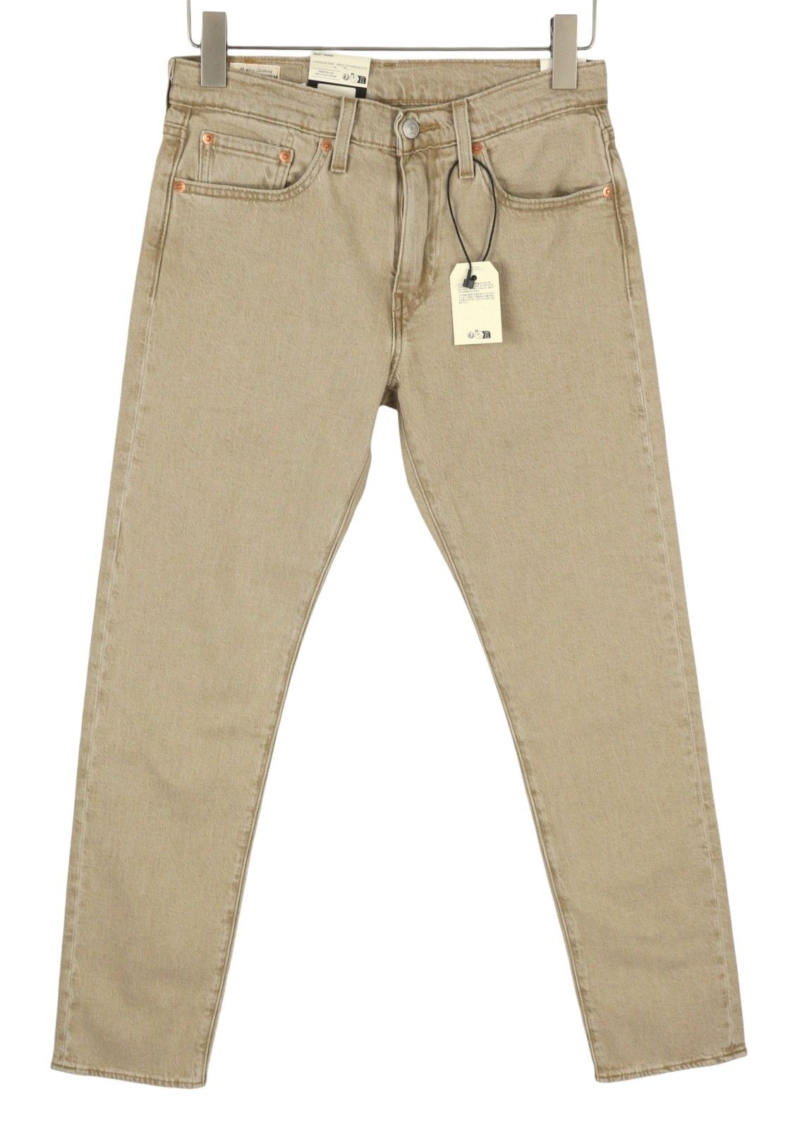 Levi's 502 W28/L32 Beige Big E Taper Zip Jeans 87078 Size US 28 / EU 44 - 1 Thumbnail