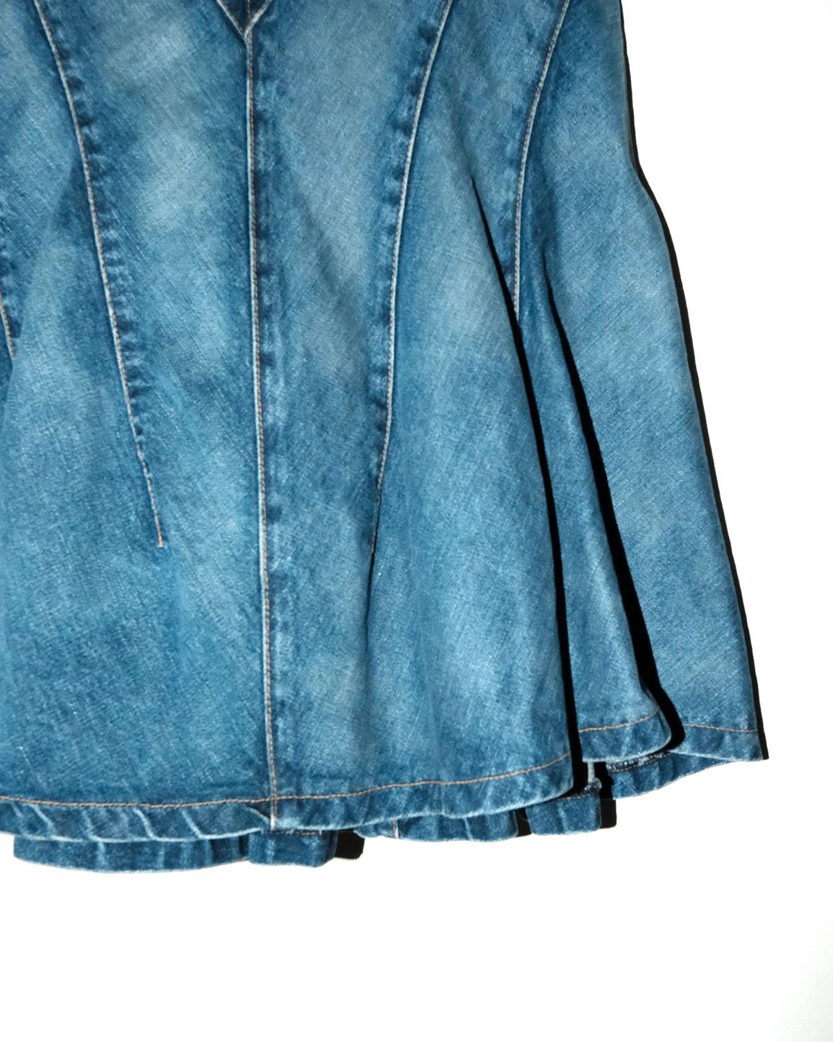 Junya Watanabe JUNYA WATANABE DENIM PANELLED FISHTAILS SKIRT Size 27" / US 4 / IT 40 - 2 Thumbnail