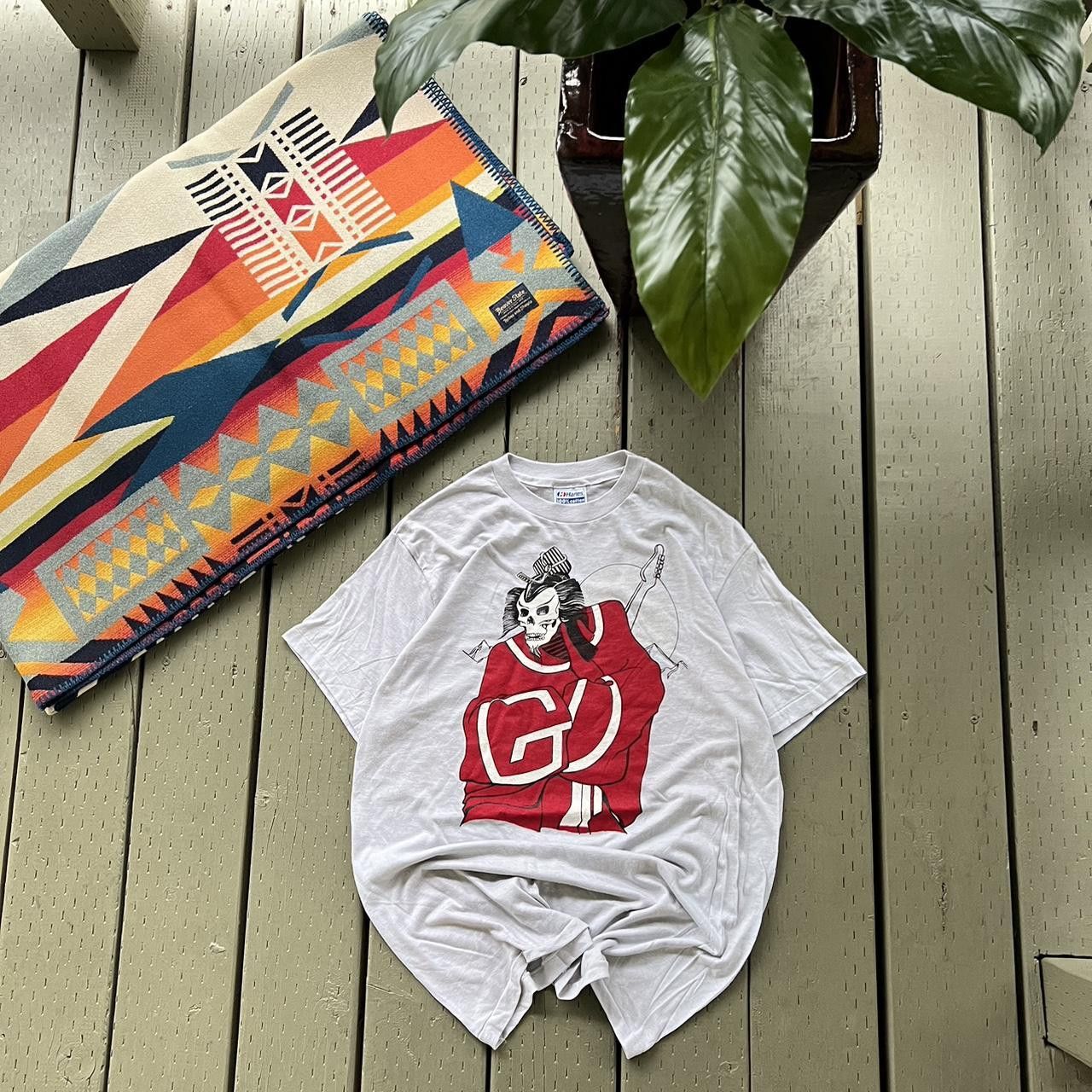 Band Tees × Grateful Dead × Vintage Vintage 80s Grateful Dead Bootleg Samurai Band Tee T Shirt Size US L / EU 52-54 / 3 - 2 Thumbnail