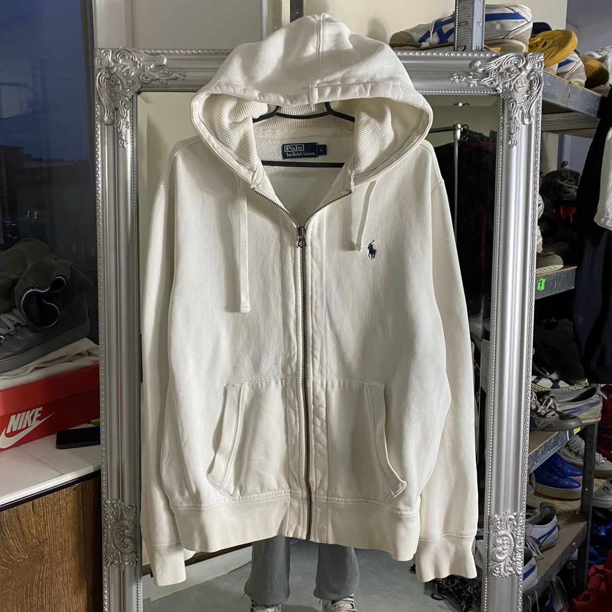 Polo Ralph Lauren Vintage Polo Ralph Lauren Zip Hoodie Size US L / EU 52-54 / 3 - 1 Thumbnail
