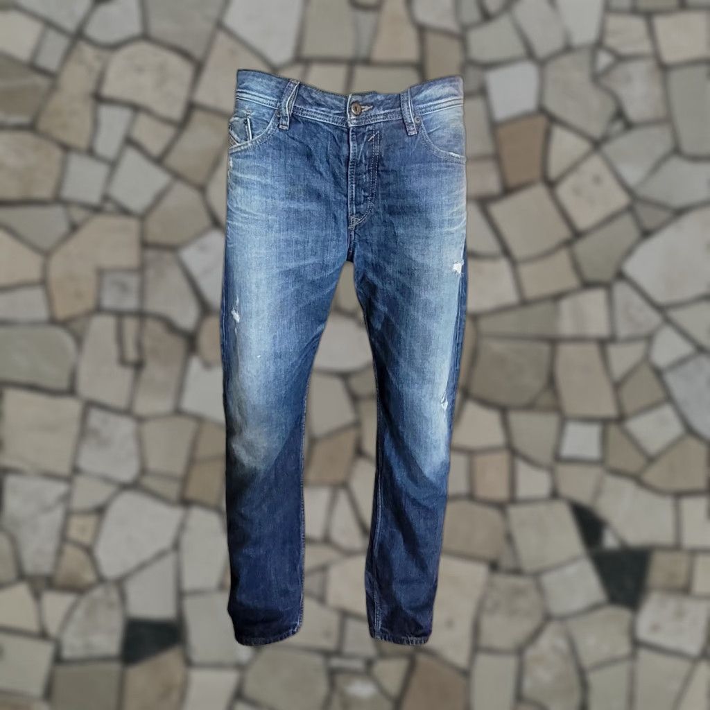 Diesel Diesel Waykee Jeans W34 L32 – Wash 0837A, Regular Straight, Blue, Men – Diesel Waykee Jeans W34 L32 Size US 34 / EU 50 - 1 Thumbnail