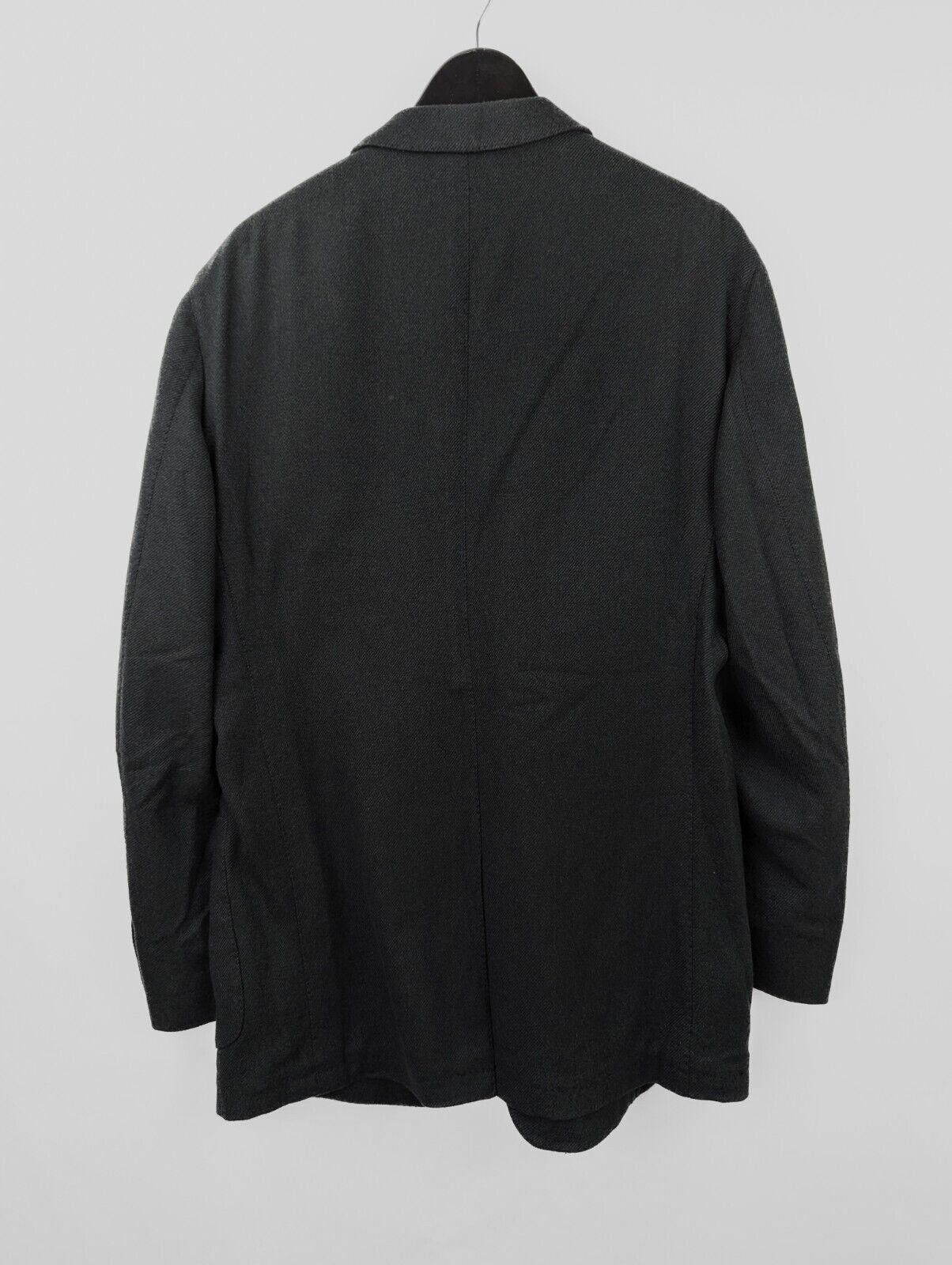 Ermenegildo Zegna ZEGNA OASI Sz US 48L Charcoal Grey 100% CASHMERE Blazer Size 48L - 8 Thumbnail