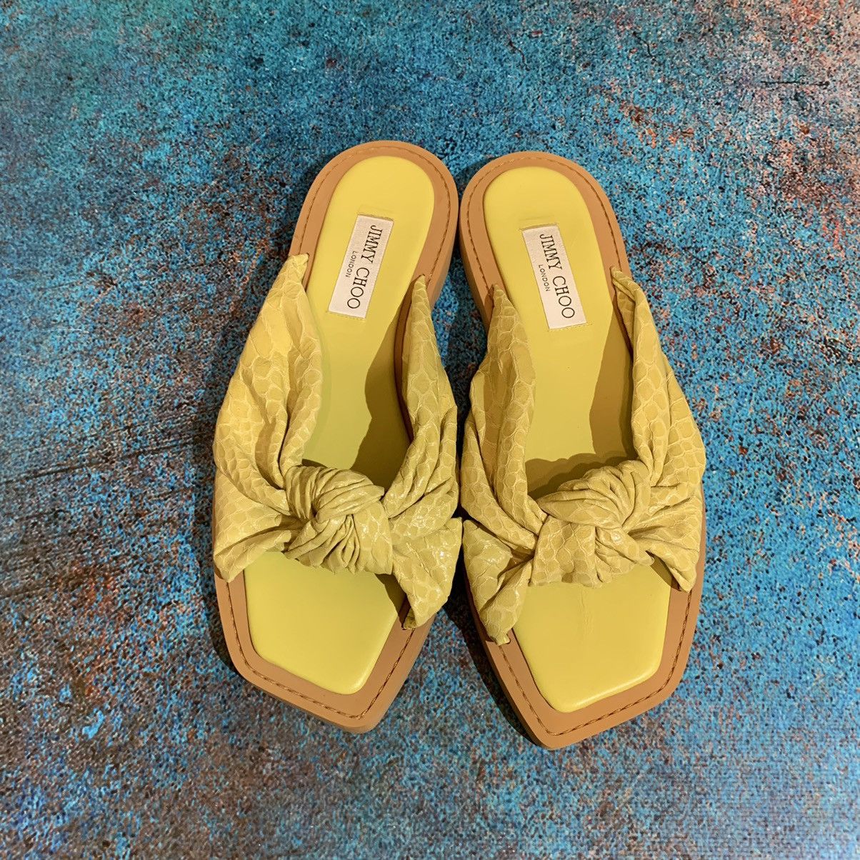 Jimmy Choo Jimmy Choo Tropica Leather Sandals Size 41.5 Size US 11.5 / IT 41.5 - 8 Thumbnail