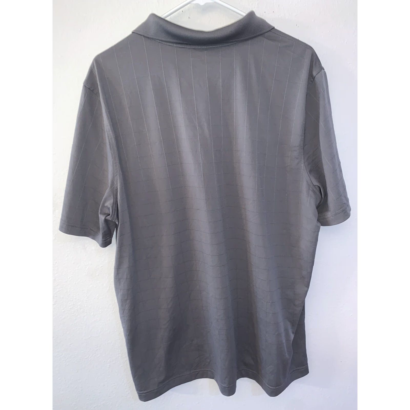 Croft & Barrow Croft & Barrow Polo Shirt Men L Gray Easy Care Short Sleeve Poly Stretch Knit 90s Designer Casual Size US L / EU 52-54 / 3 - 3 Thumbnail