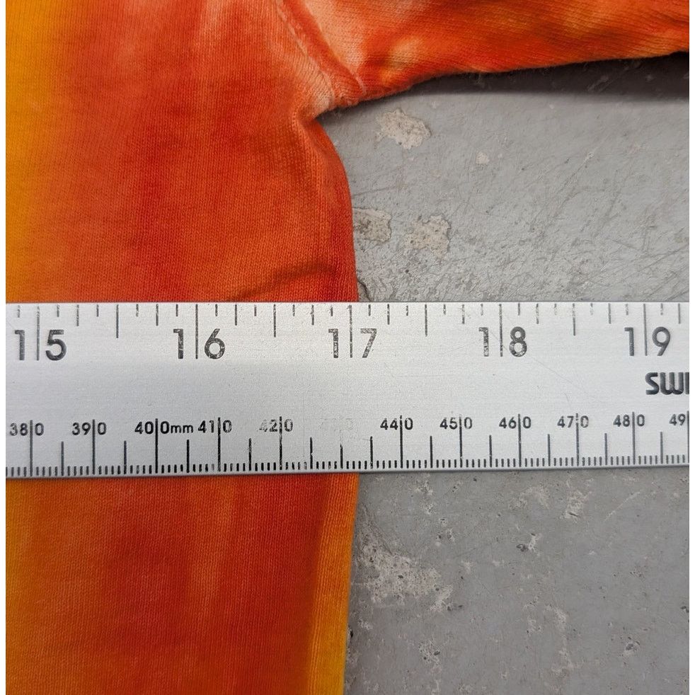 Shorty's Skateboards × Vintage Vintage Shorty's Skateboards Orange Flame tie dye t-shirt Size US S / EU 44-46 / 1 - 6 Thumbnail