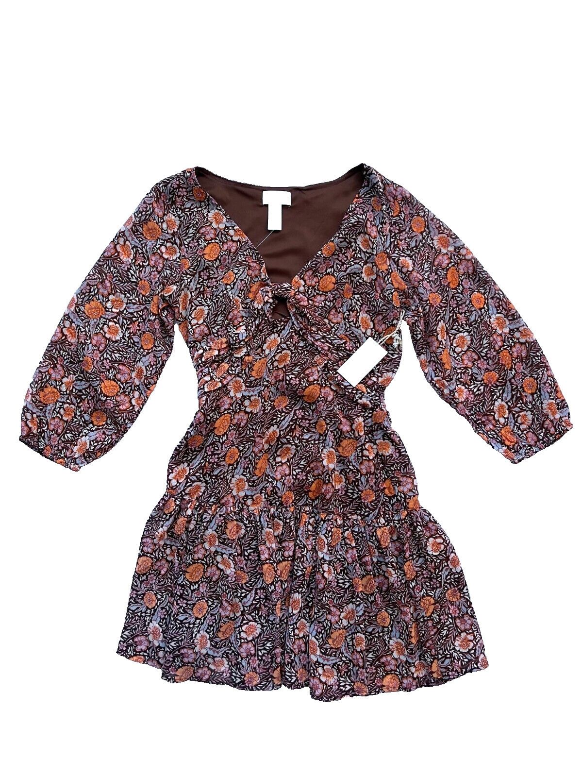 Jessica Simpson Jessica Simpson 3/4 Sleeve Floral Dress ( S ) Size S / US 4 / IT 40 - 1 Thumbnail